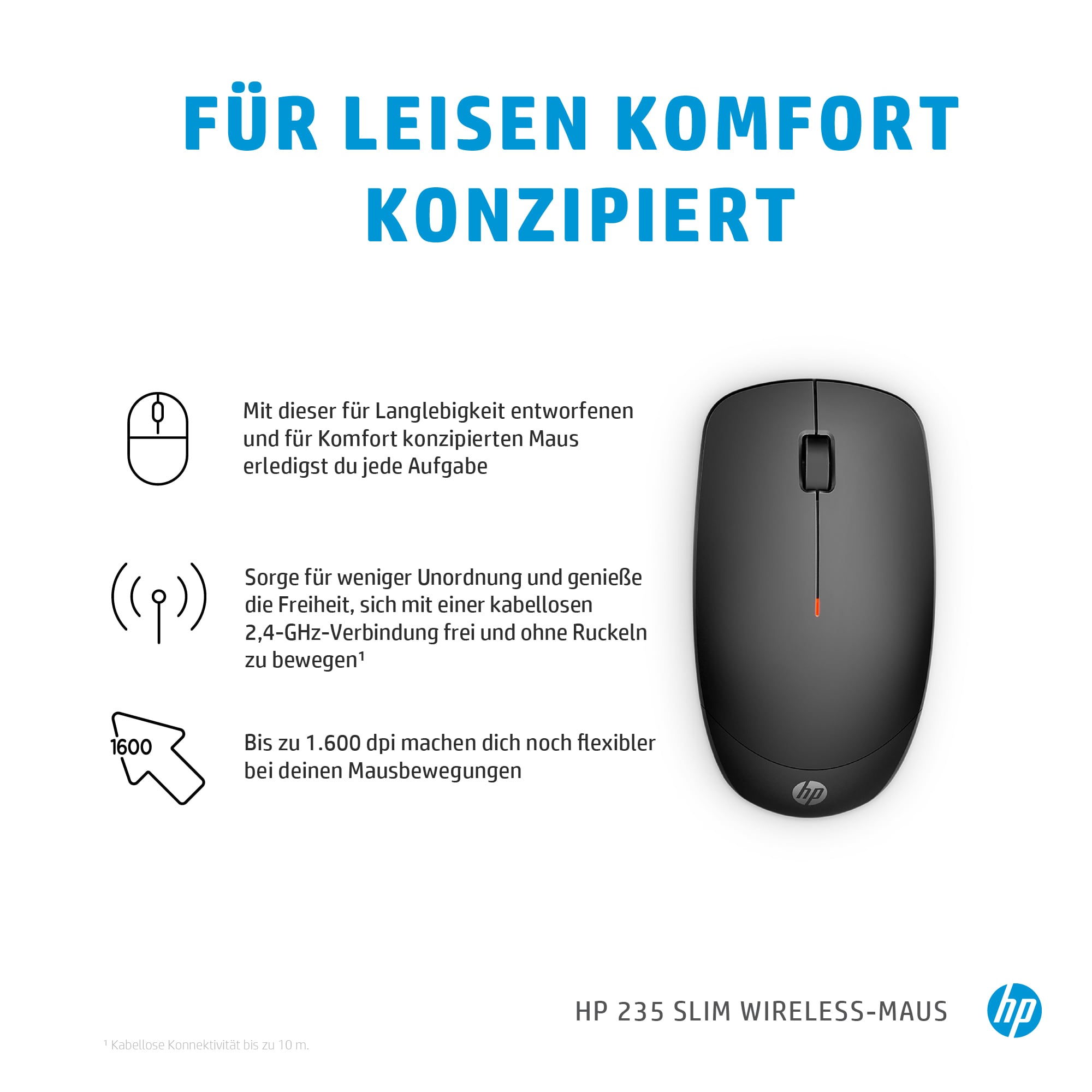 HP 235 SLIM WRLS MOUSE