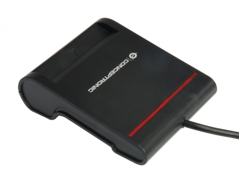 CONCEPTRONIC Smart-ID Kartenleser USB-A2.0 schwarz