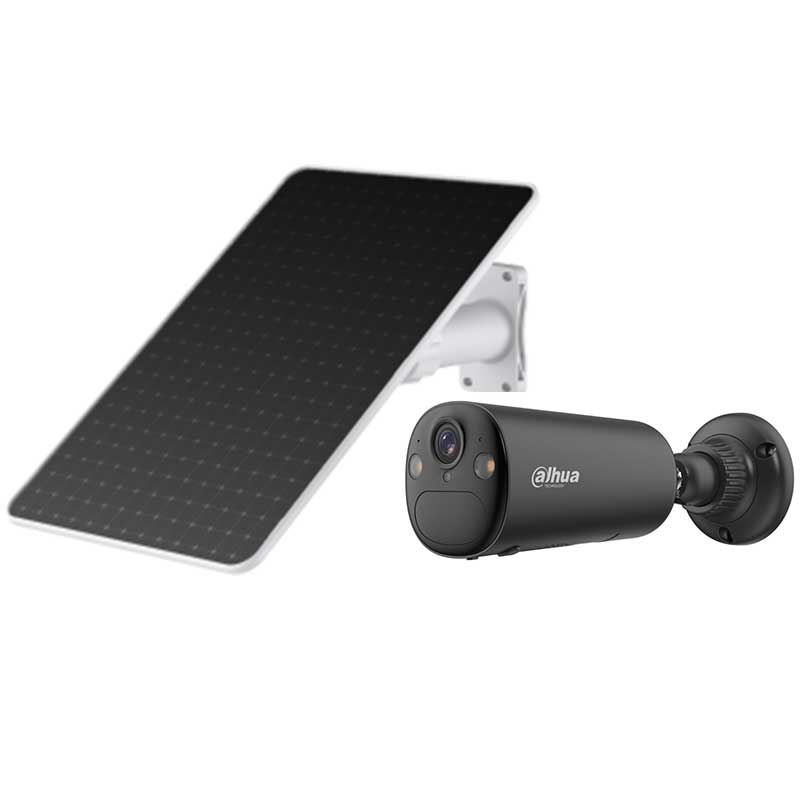 DAHUA Apollo Bullet C1 4G schwarz Überwachungskamera+Solar