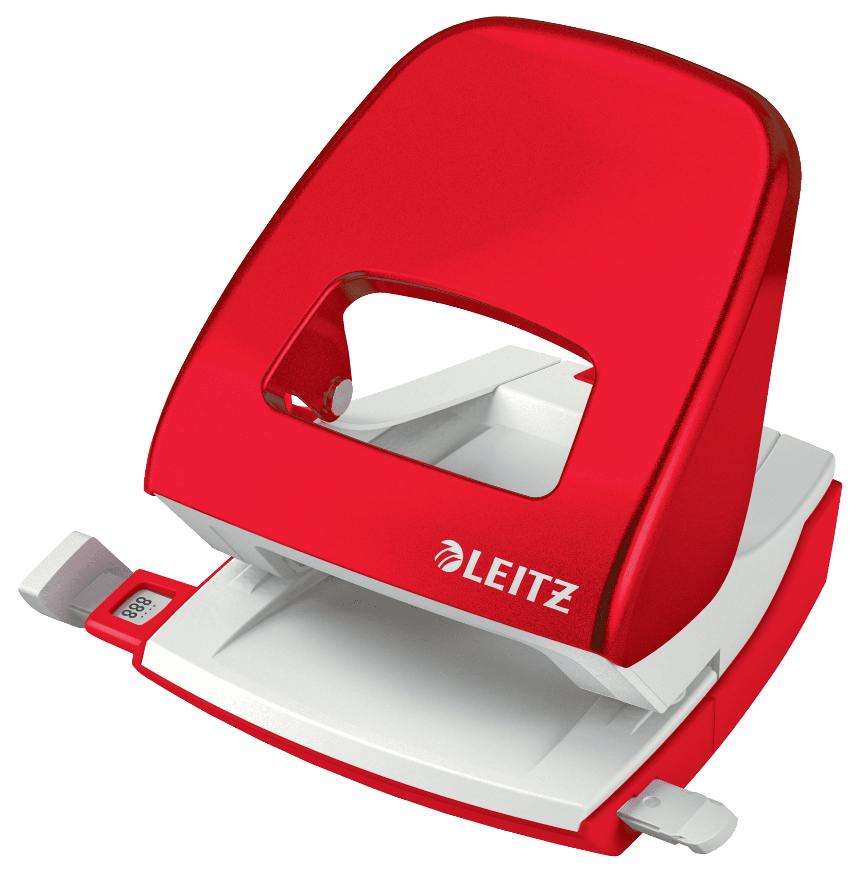 LEITZ Locher NeXXt 5008 WOW rot-metallic, 1 St.