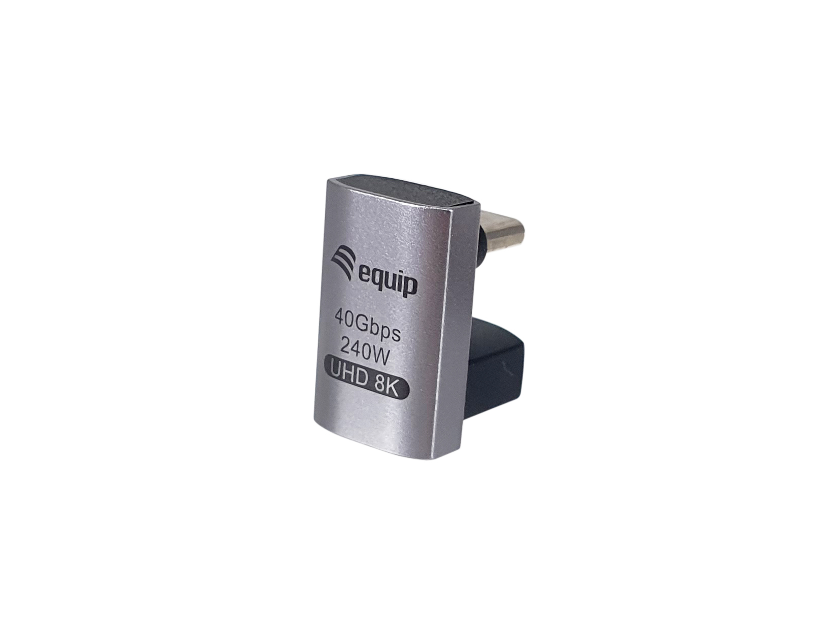 Equip Adapter USB-C->USB-C 180° 40Gbps PD 240W 2Stk