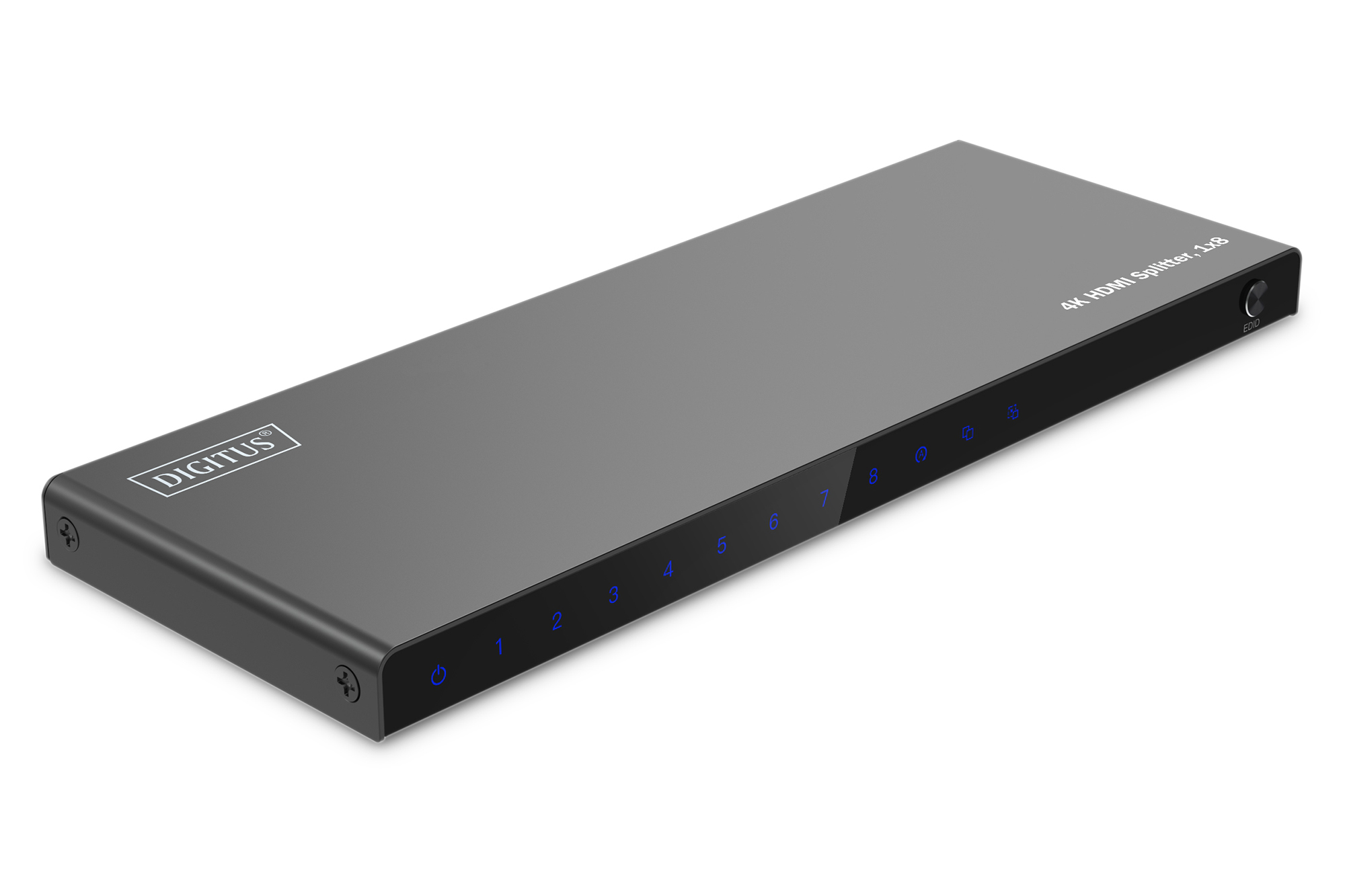 DIGITUS HDMI Splitter 1x8 4K/60Hz HDCP 2.3 EDID Control