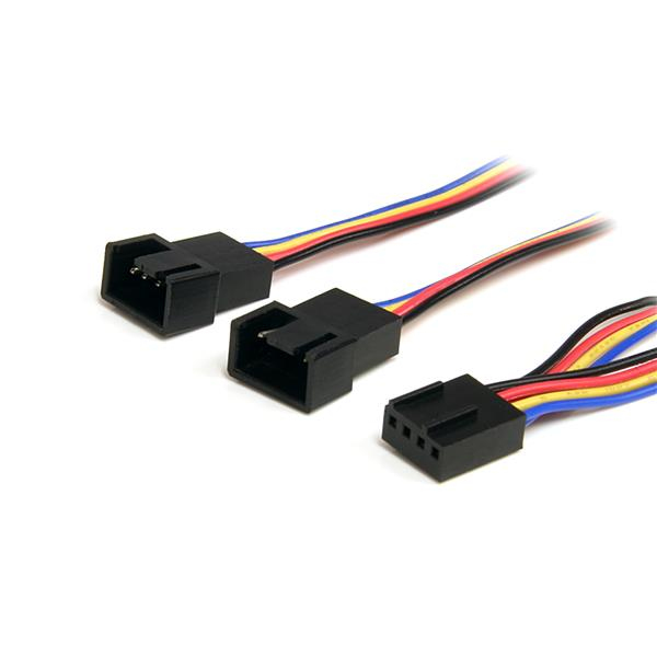 StarTech.com Y-Kabel für Lüfter 30cm 4 Pin PWM Splitter Molex (4-pin)