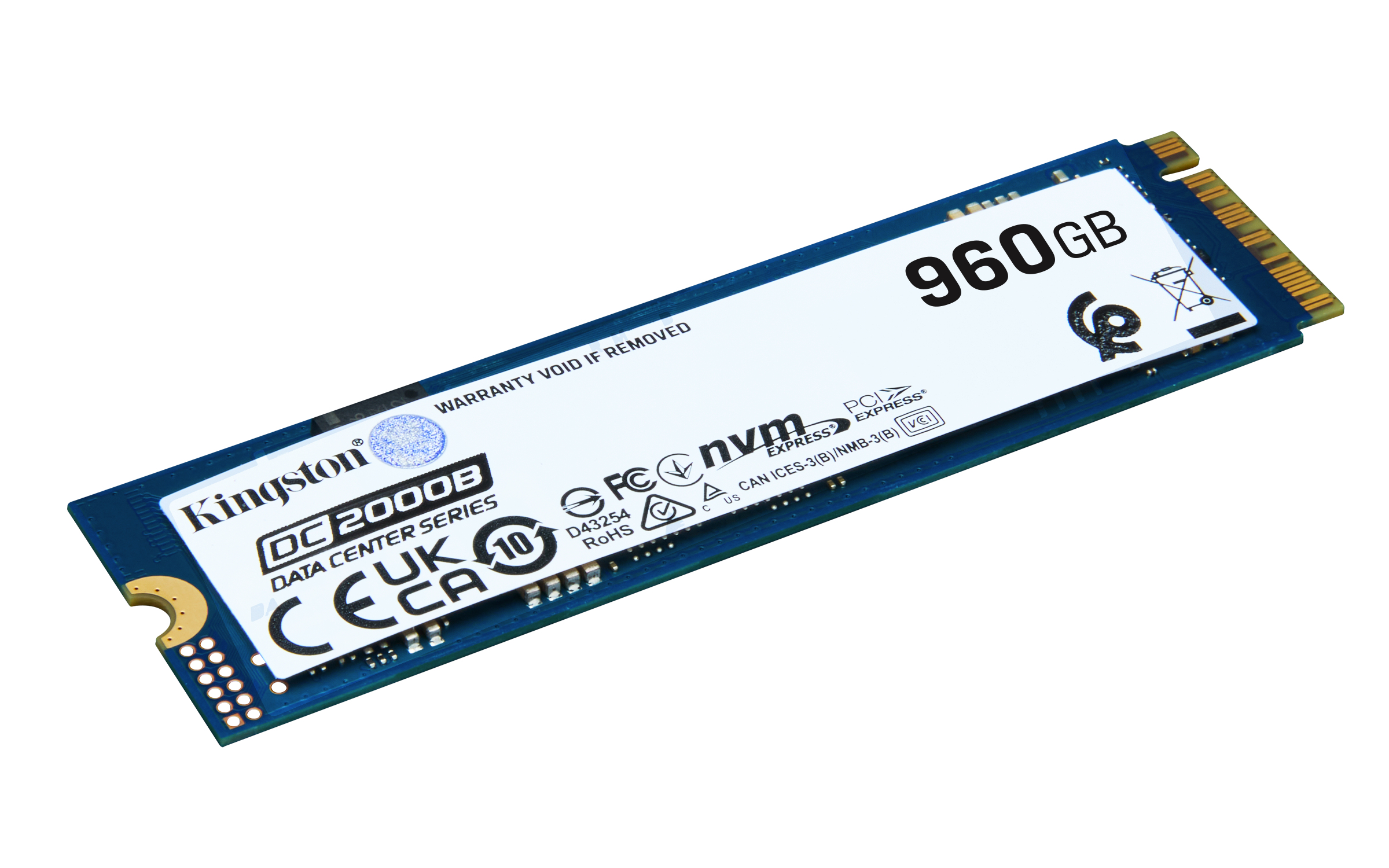 KINGSTON 960GB DC2000B PCIe 4.0 M.2 2280 Enterprise SSD