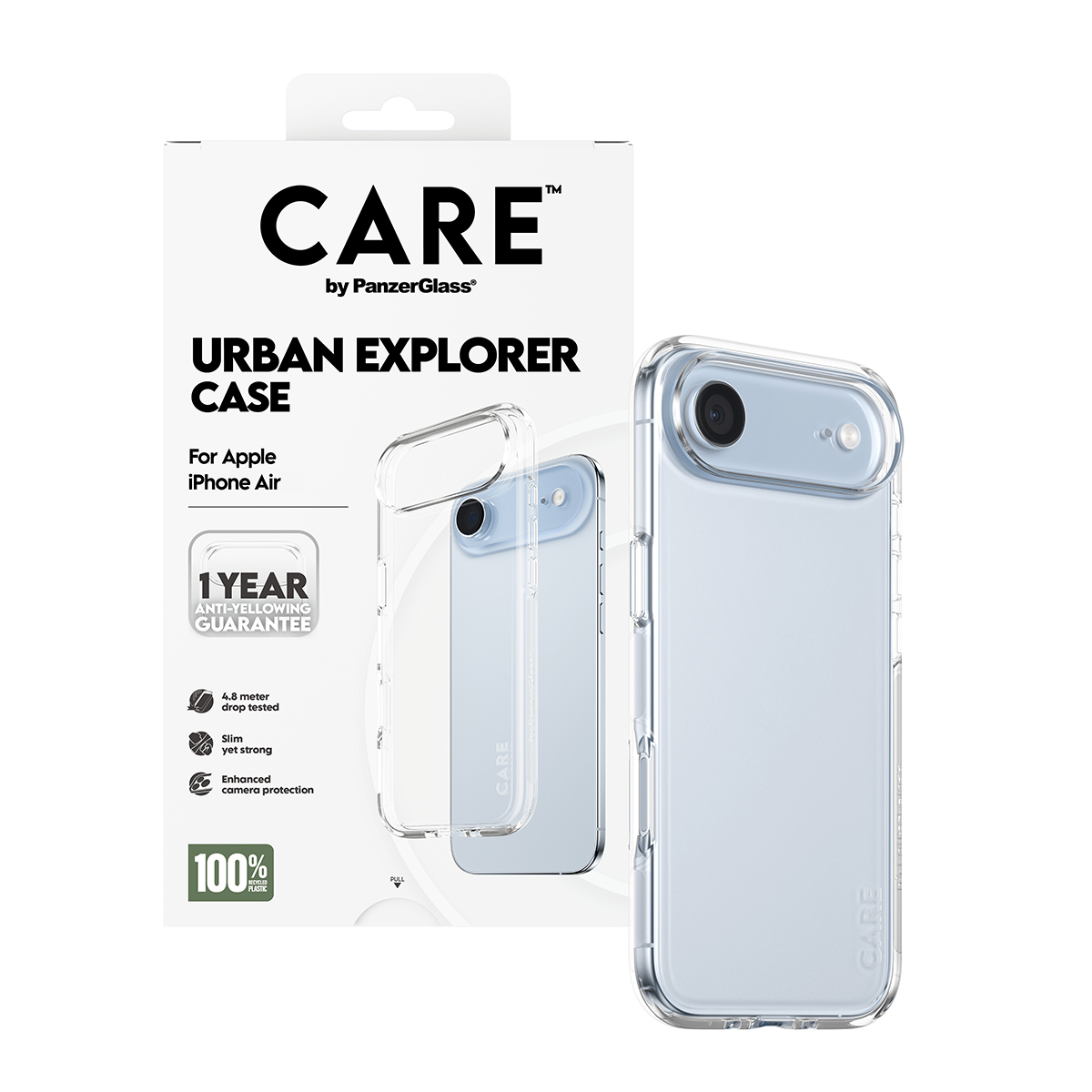 CARE BY FLAGSHIP CASE TRANSPARE URBAN EXPLORER W. CLEAR FRAME IP