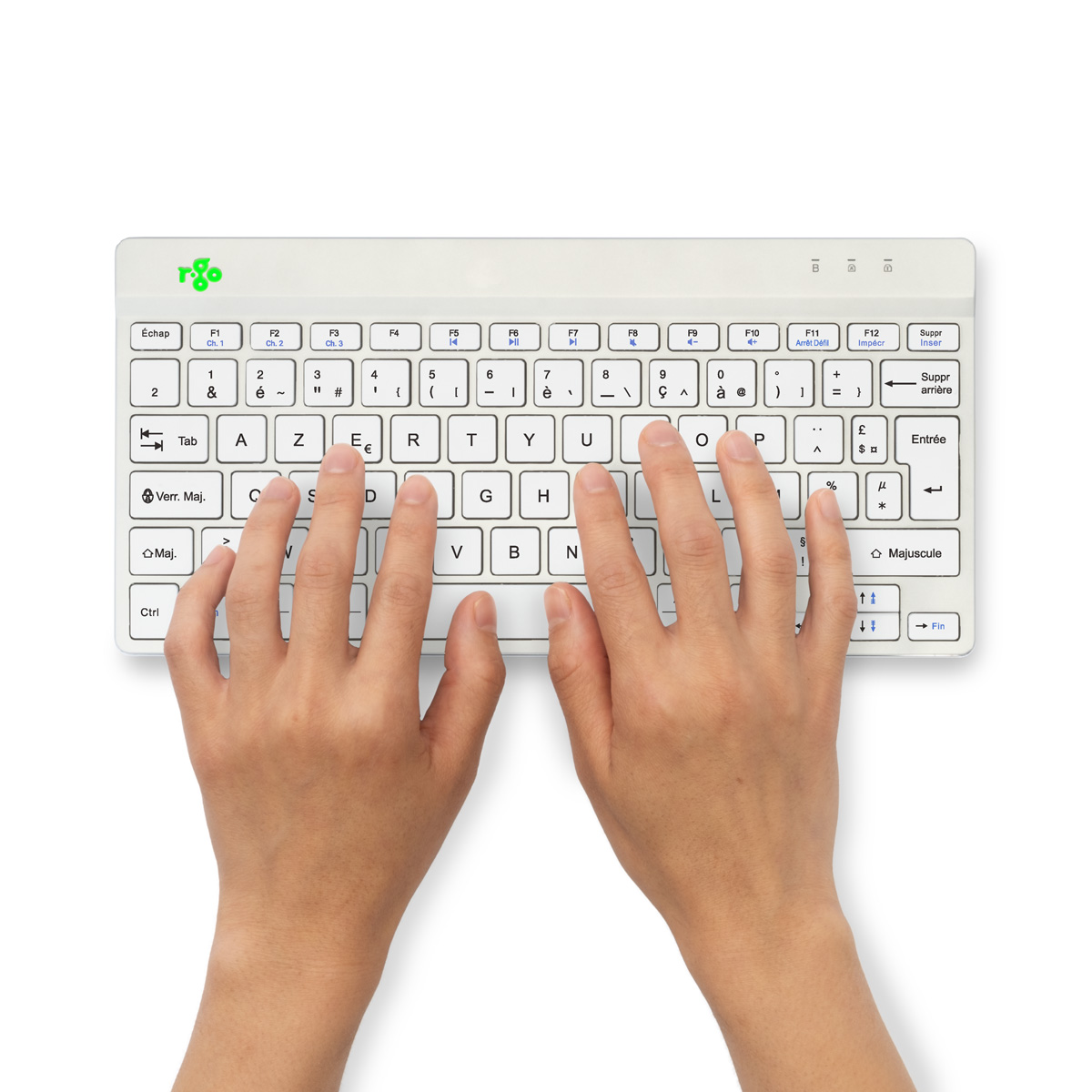 R-GO COMPACT BREAK ERGONOMIC KEYBOARD AZERTY (FR) BLUETOOTH W