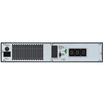 APC Easy UPS On-Line UPS Rack AC 220/230/240V 900Watt 1000VA 1-phase lead acid USB serial oc 3 PFC 2U Europe BK RAL 7010
