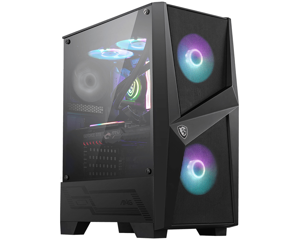MSI GEH Midi MAG Forge 100R (B/Tempered Glas/RGB Fan)