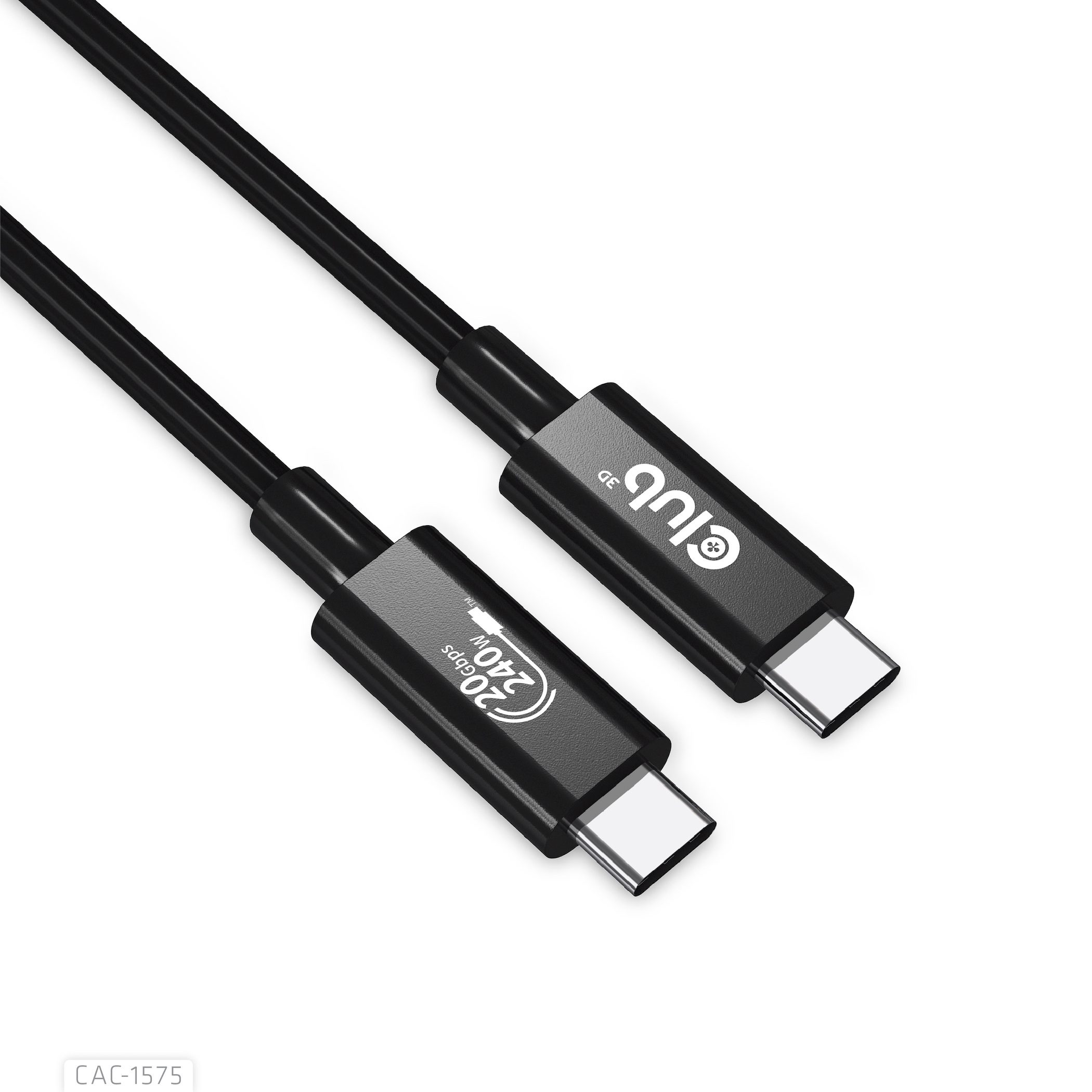 Club3D Kabel USB 4 Typ C PD 240W / 4K / 20Gbps 2m St/St retail