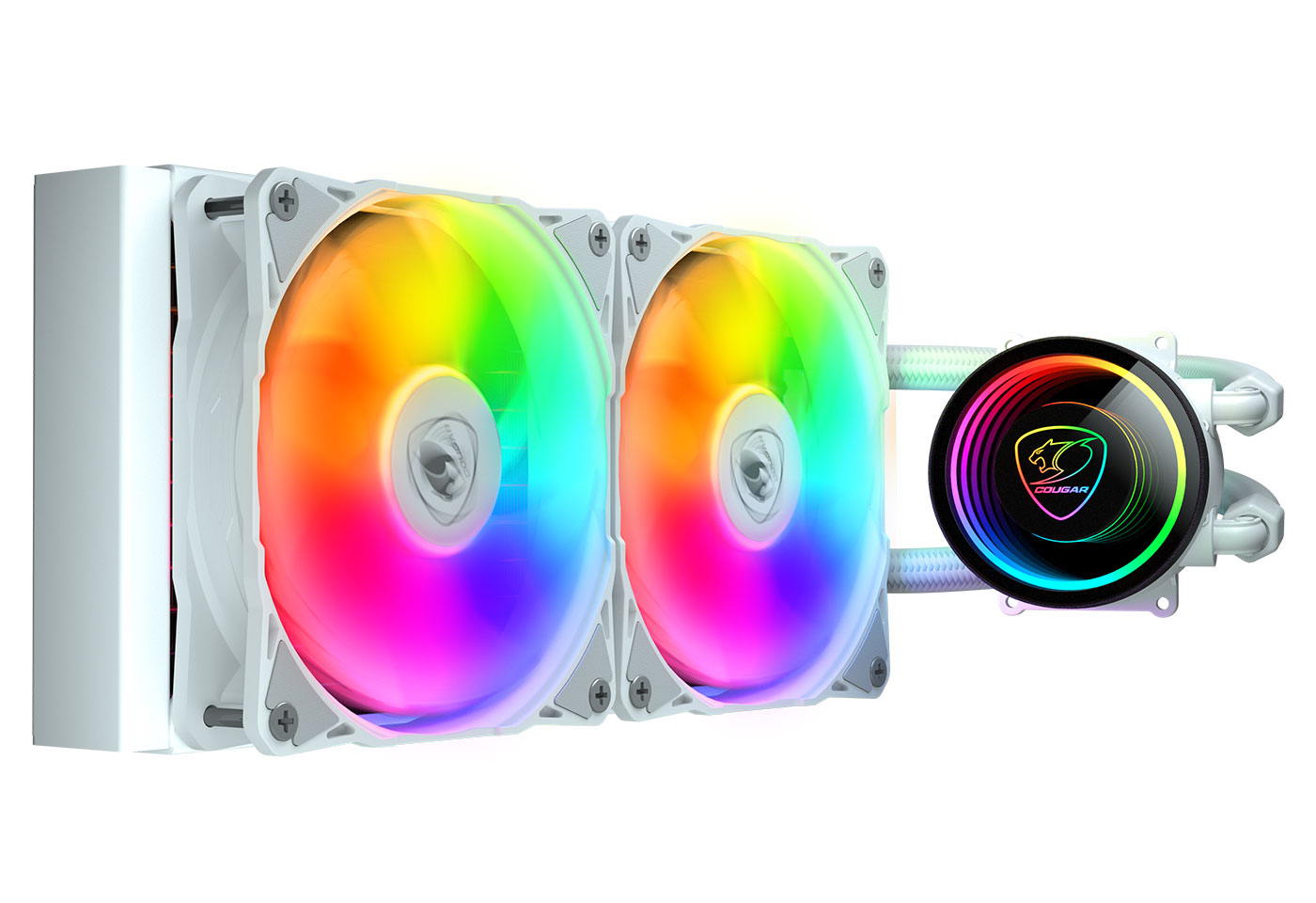 COUGAR CPU Wasserkühlung Poseidon Elite 240, ARGB Weiß