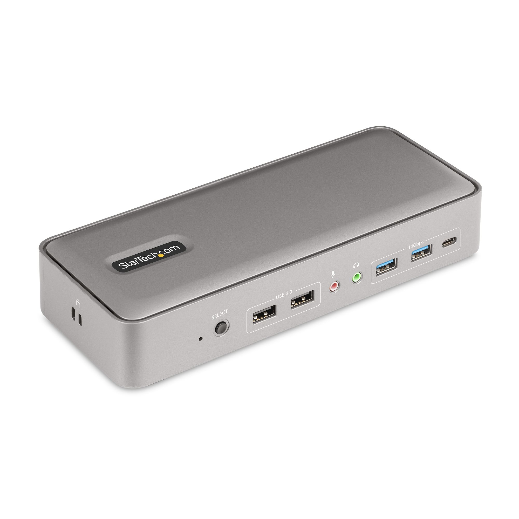 STARTECH.COM Dual Monitor USB-C KVM Dockingstation fur Zwei Laptops 2x 4K DisplayPort Dock/KVM Switch Power Delivery fur zwei Nb