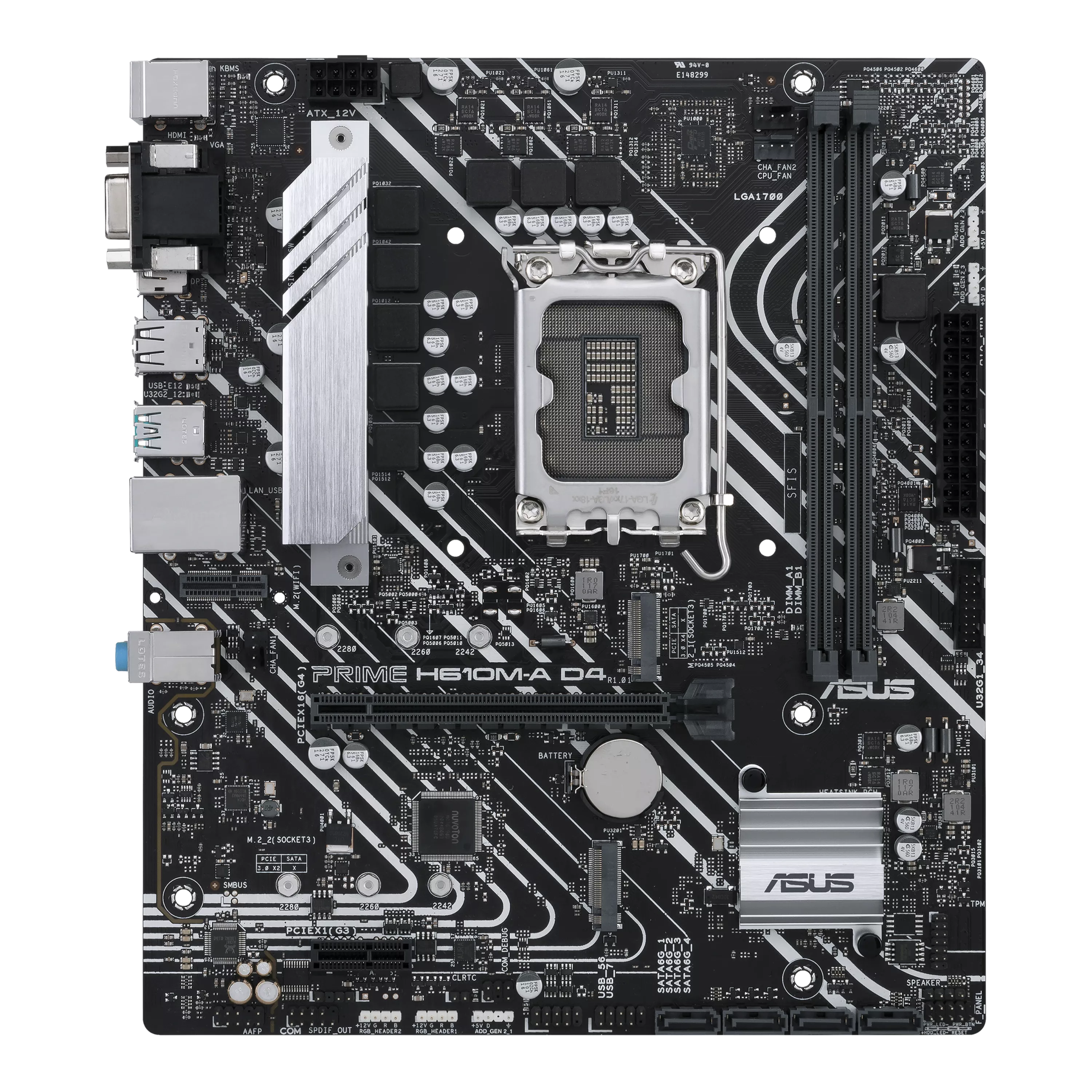 ASUS PRIME H610M-A D4-CSM LGA1700 2xDDR4 2xM.2 4xSATA
