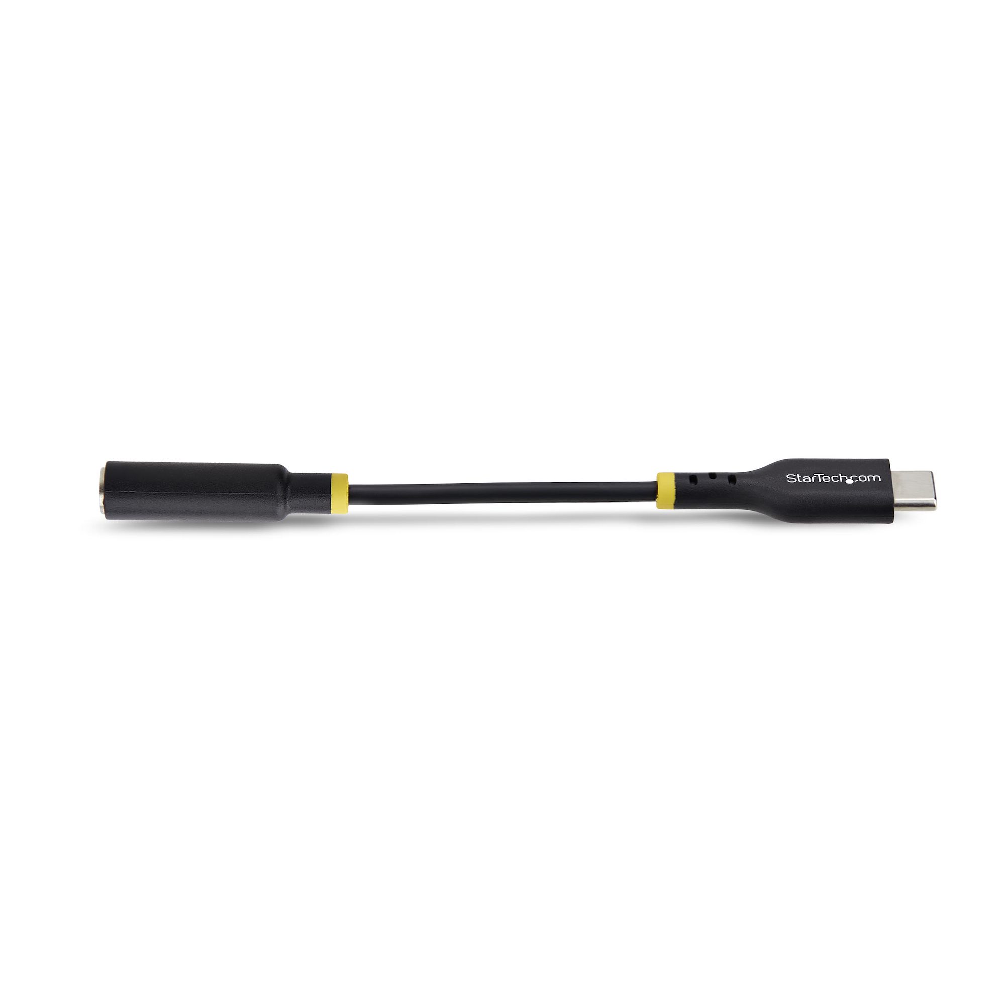 StarTech.com 12,7 cm USB-C auf 3,5 mm TRRS Audio-Adapter schwarz