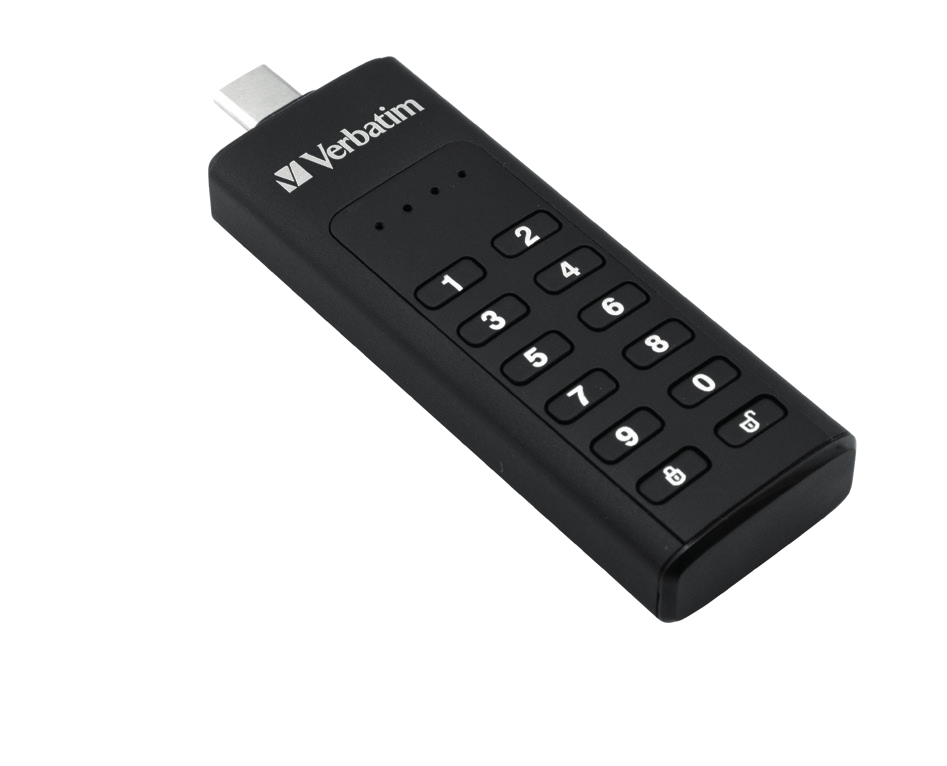 USB-Stick 32GB Verbatim 3.2 Typ A Keypad Secure Drive AES