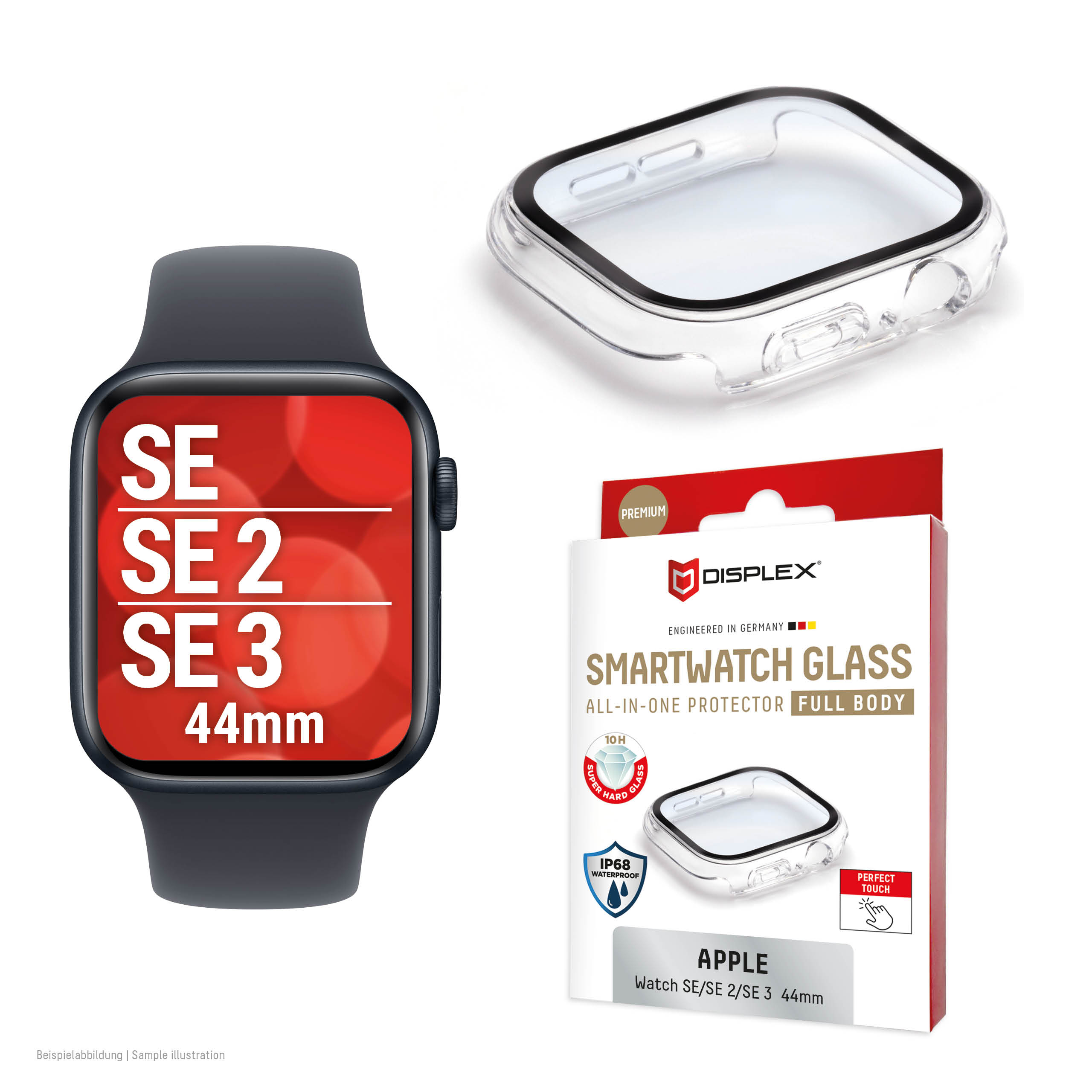 DISPLEX FULL BODY APPLE WATCH SE(2) 44MM TRANSP.