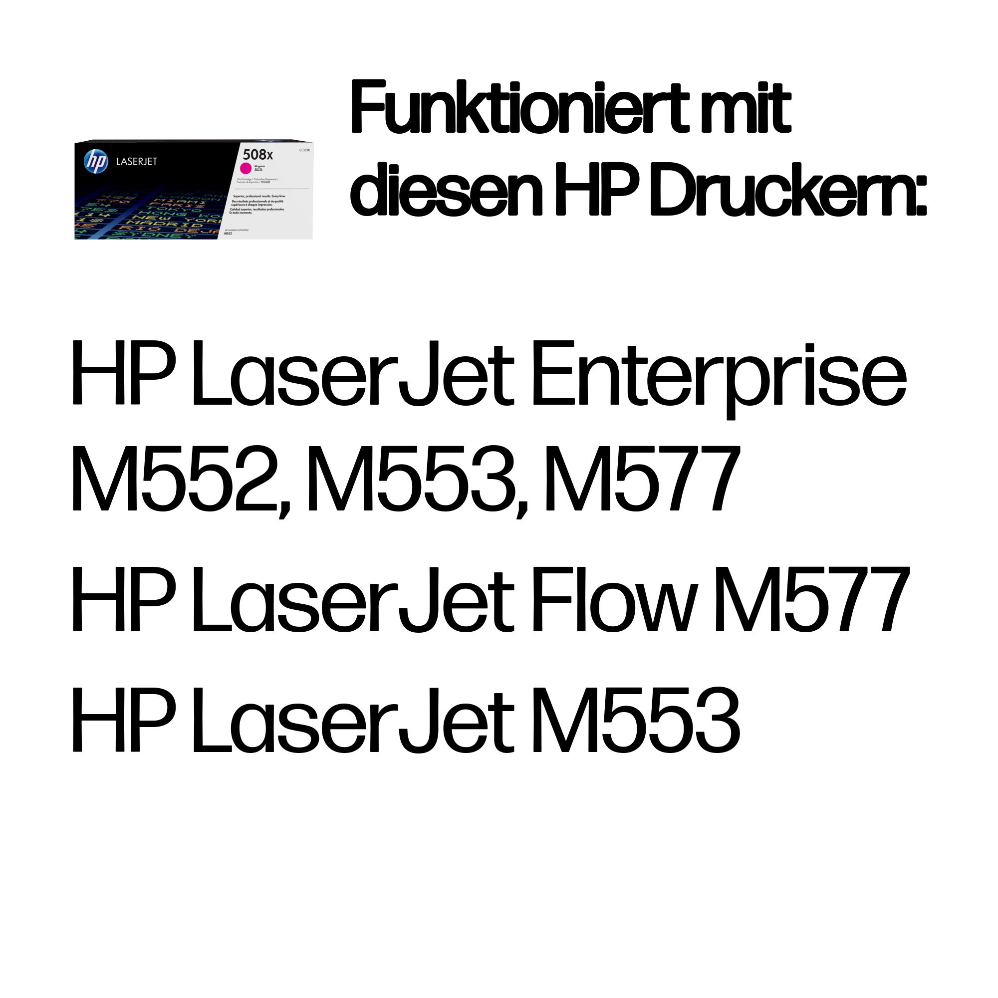 HP 508X (CF363X) magenta Tonerkartusche