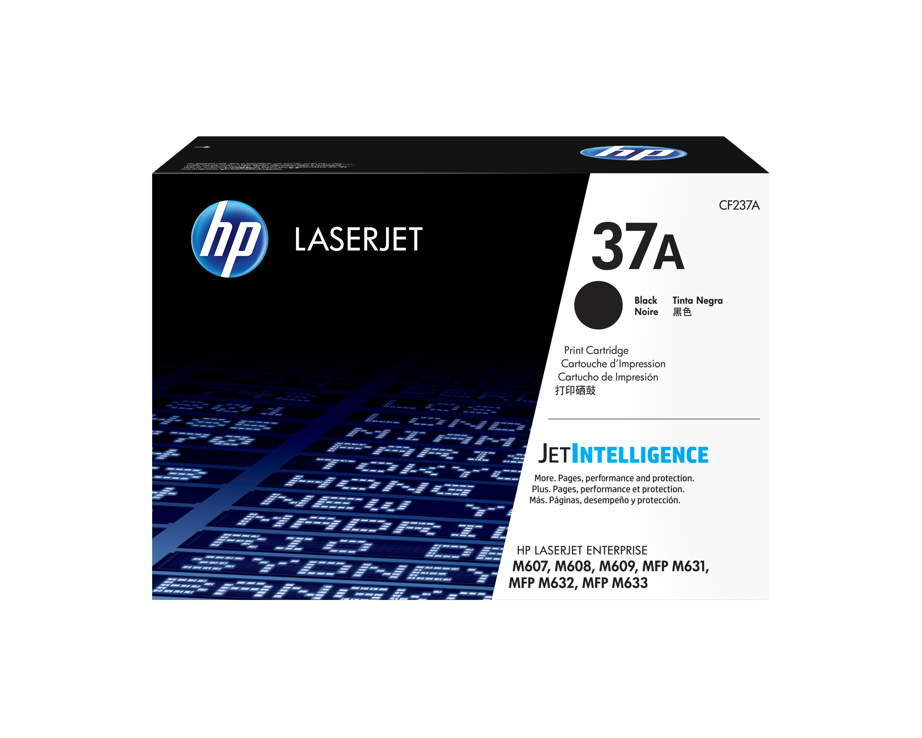 HP 37A Schwarz LaserJet Tonerpatrone