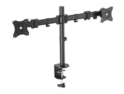 DIGITUS DUAL MONITOR STAND CLAM FOR MONITORS UP TO 69 CM (27IN)