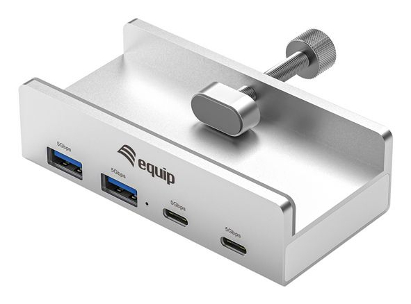 Equip 4-Port-Klemm USB-A3.2-Hub->2xUSB-C/2xUSB-A 5Gbps