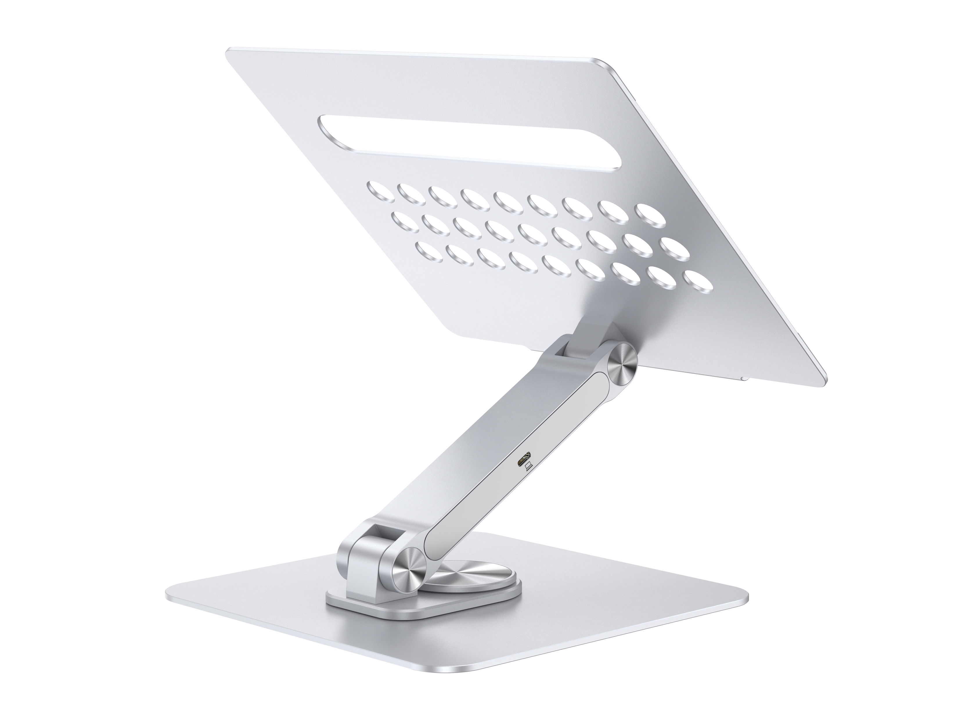 CONCEPTRONIC Laptop Halterung + 7-in-1 Docking silber