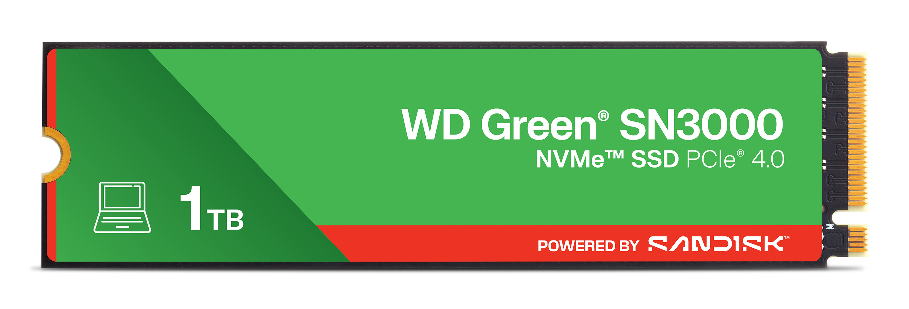 SSD WD Green M.2 1TB NVMe SN3000 intern