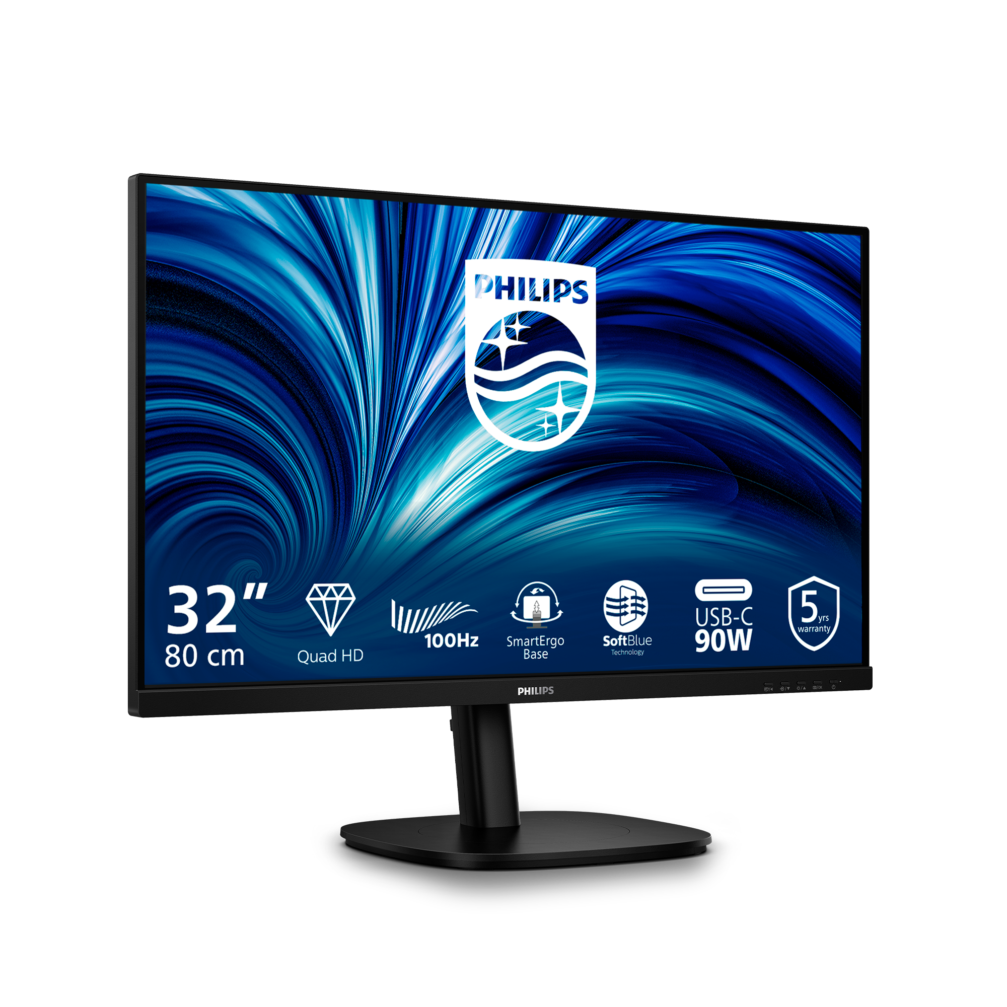 Philips 80,0cm (31,5) 32B2U3601 16:09 HDMI+DP+USB-C black
