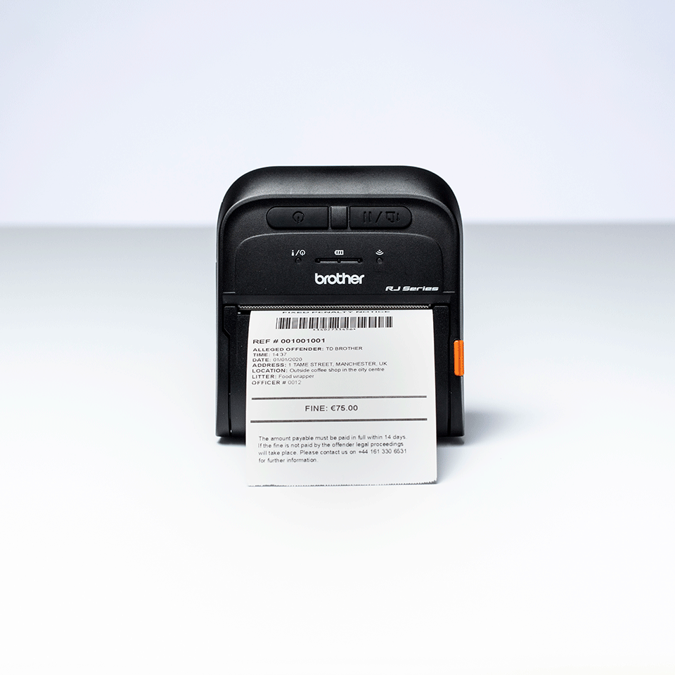 RJ-3035B 3IN MOBILE RECEIPT PRINTER WITH BLUETOOTH