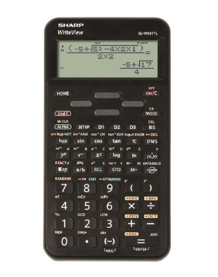 SHARP EL-W531TL Wissenschaftlicher Taschenrechner schwarz