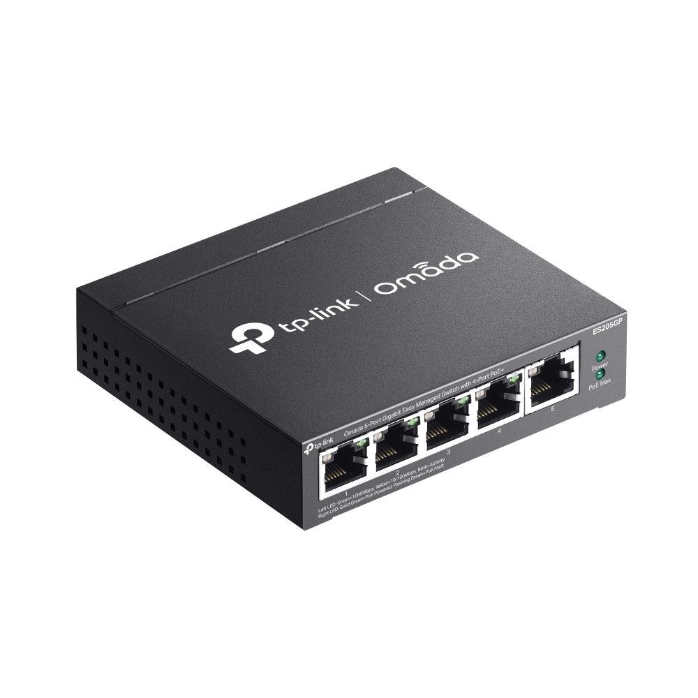 5-PORT 1G EASY MANAGED SWITCH WITH 4-PORT POE+