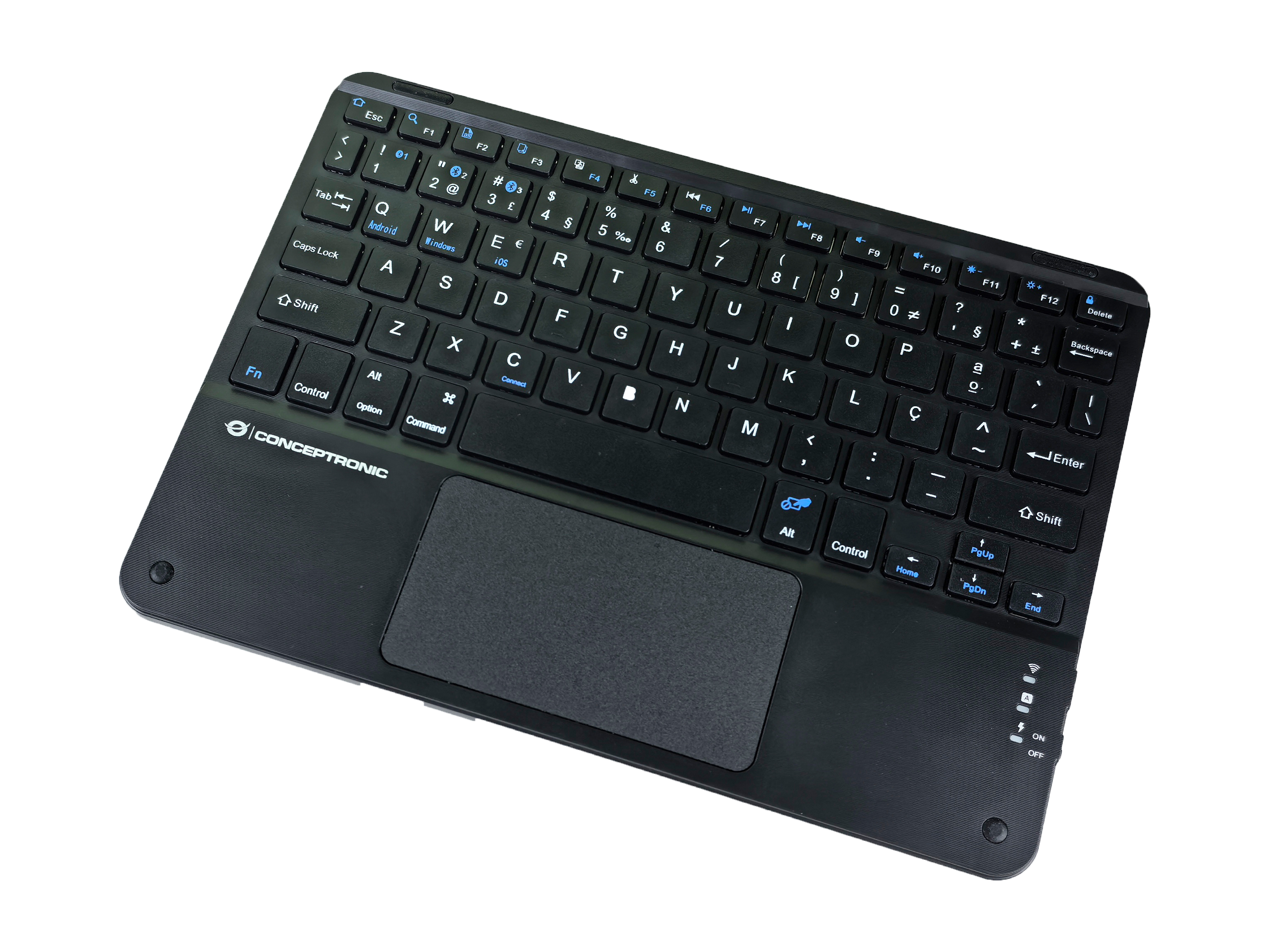 CONCEPTRONIC 10 Wireless Tastatur BT5.4 Layout PT schwarz
