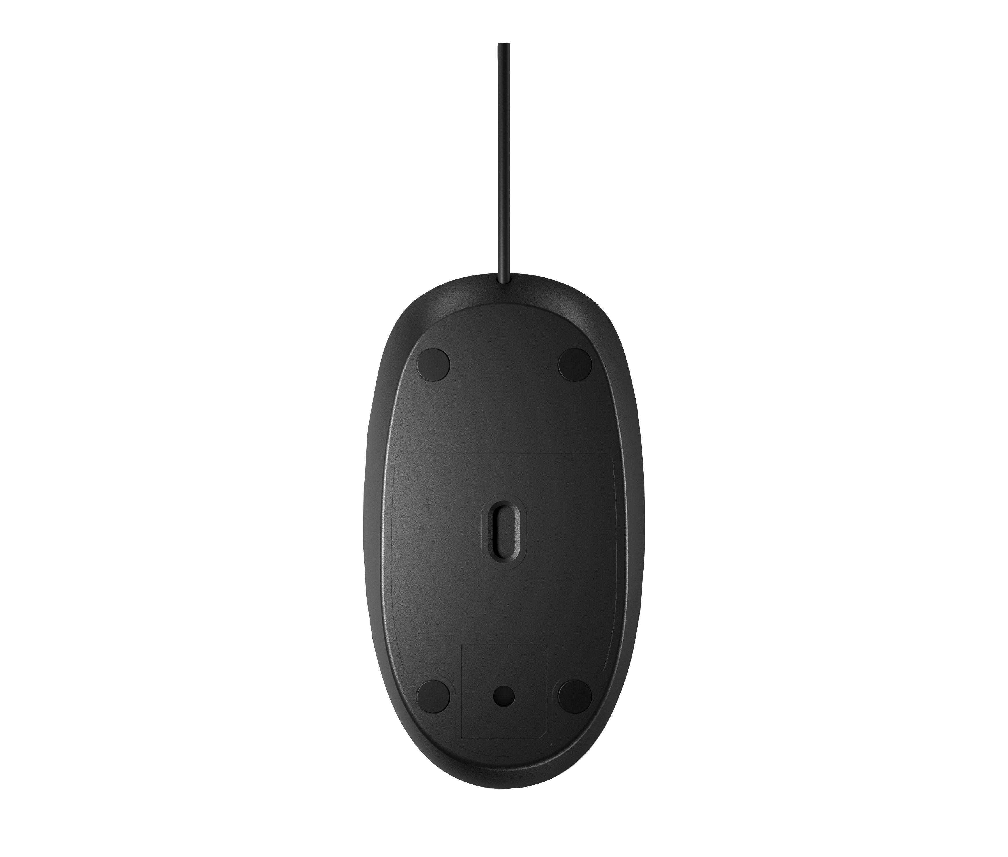 HP Maus 125 Kabelgebunden USB-A 3-Tasten Schwarz