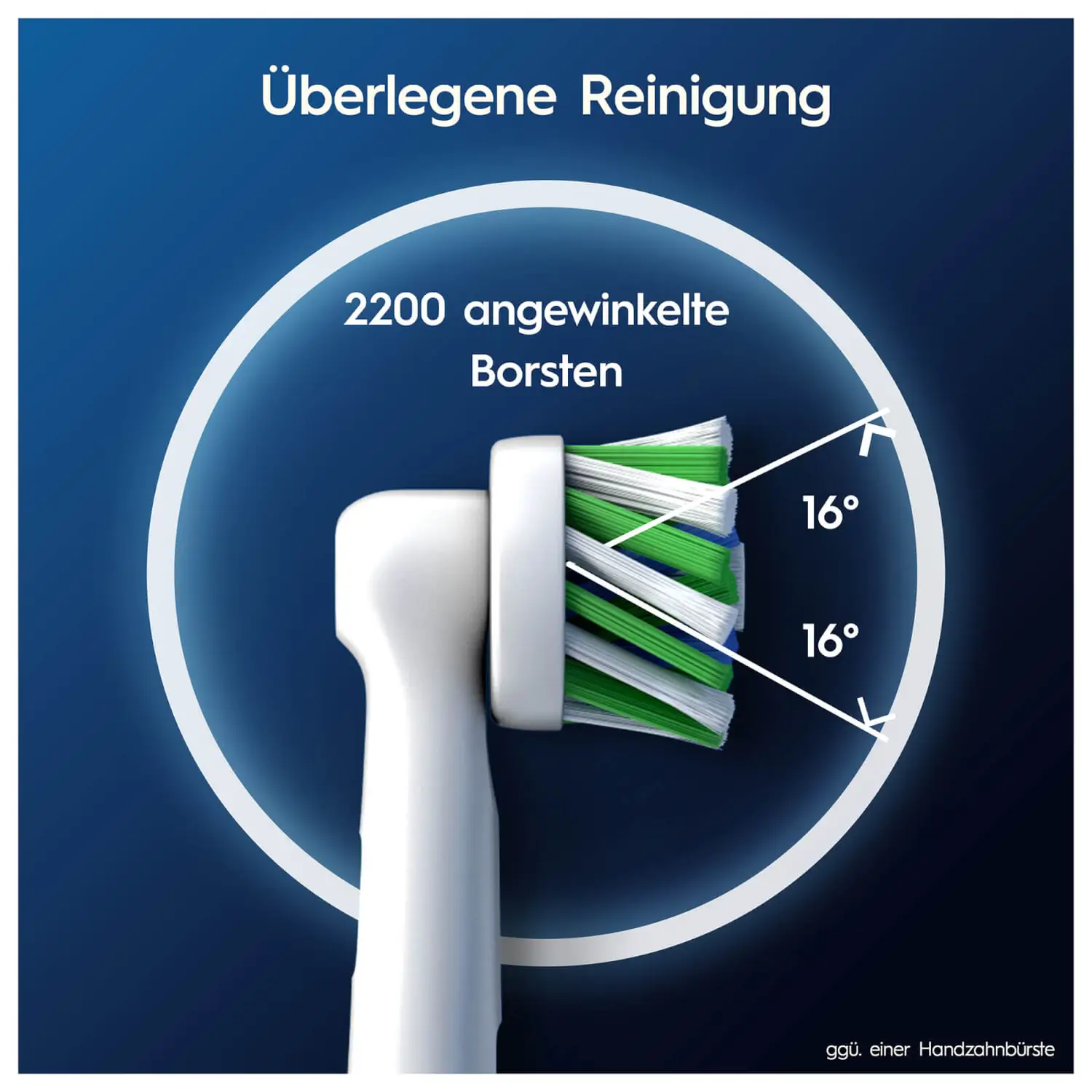 Oral-B Pro Cross Action Aufsteckbürsten 6er-Pack