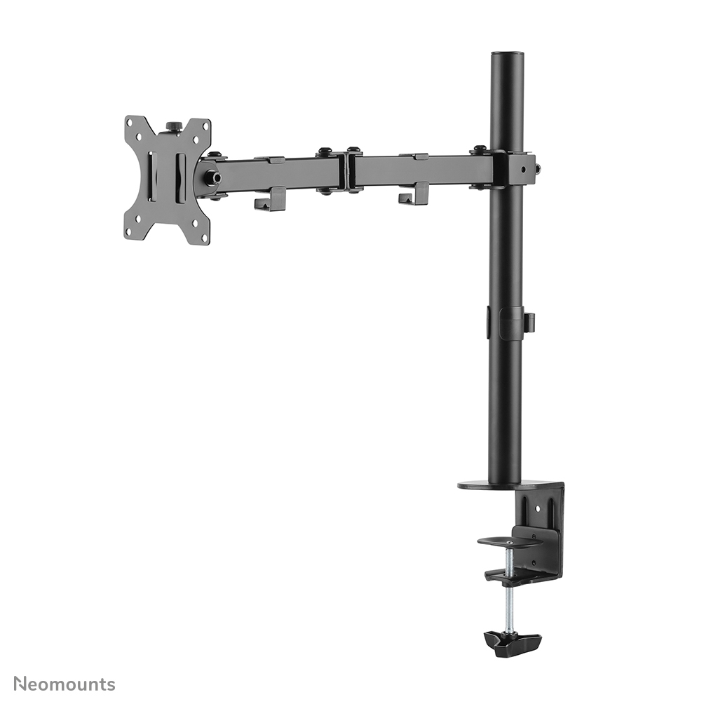 NEOMOUNTS Monitor Desk Mount Tischhalterung 25,4-81,3cm 10-32Zoll Klemme/Durchführung VESA75-100 Volle Bewegung schwarz