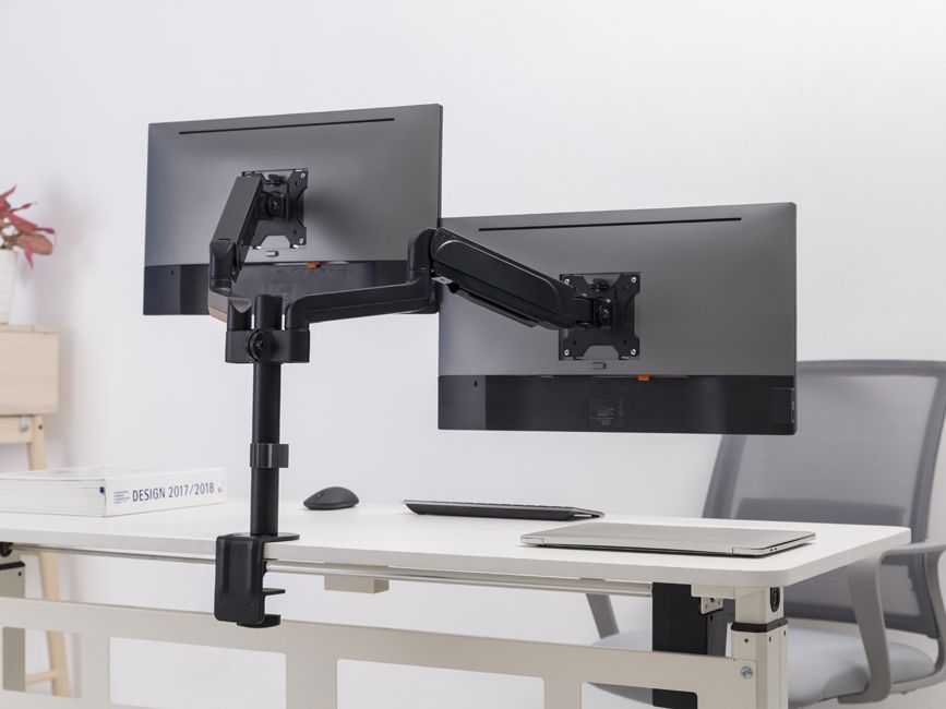 Equip Tischhalterung 17-32/2TFT 360° Gasfeder 9Kg schwarz lite Retail
