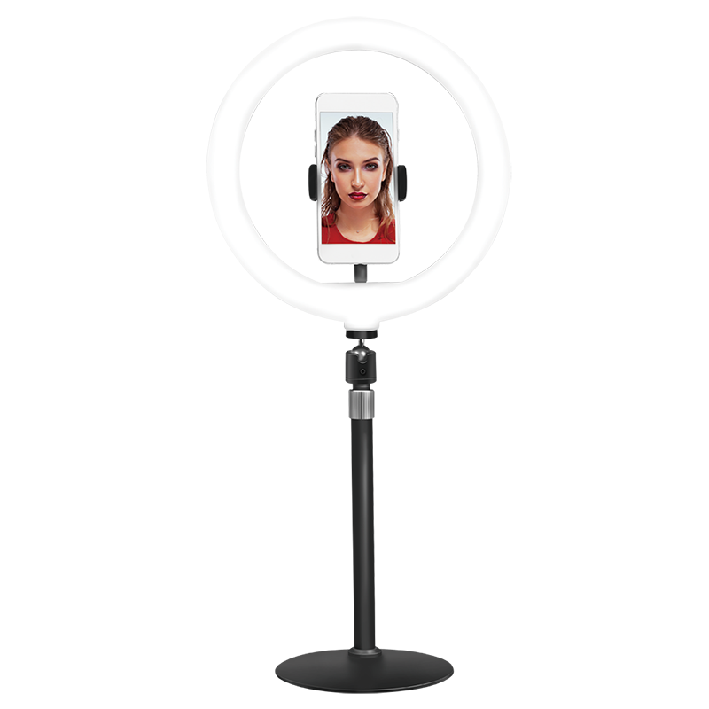 Logilink Smartphone-Ringlicht-Stativ m. Fernauslöser,DM 25cm
