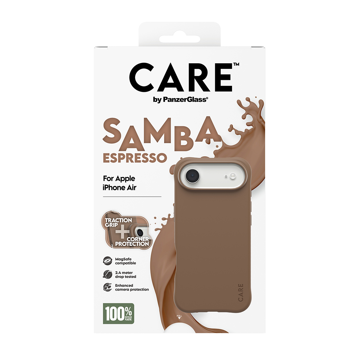 CARE BY FASHIONABLE CASE SAMBA ESPRESSO W. MAGSAFE IPHONE 17 AI
