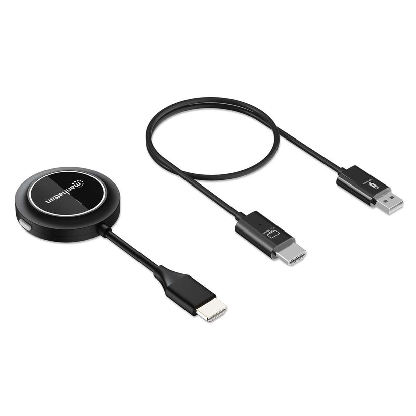 MANHATTAN 1080p Wireless HDMI-Display-Präsentationsset 2-teiliges Set mit HDMI-Sendemodul und HDMI-Empfänger