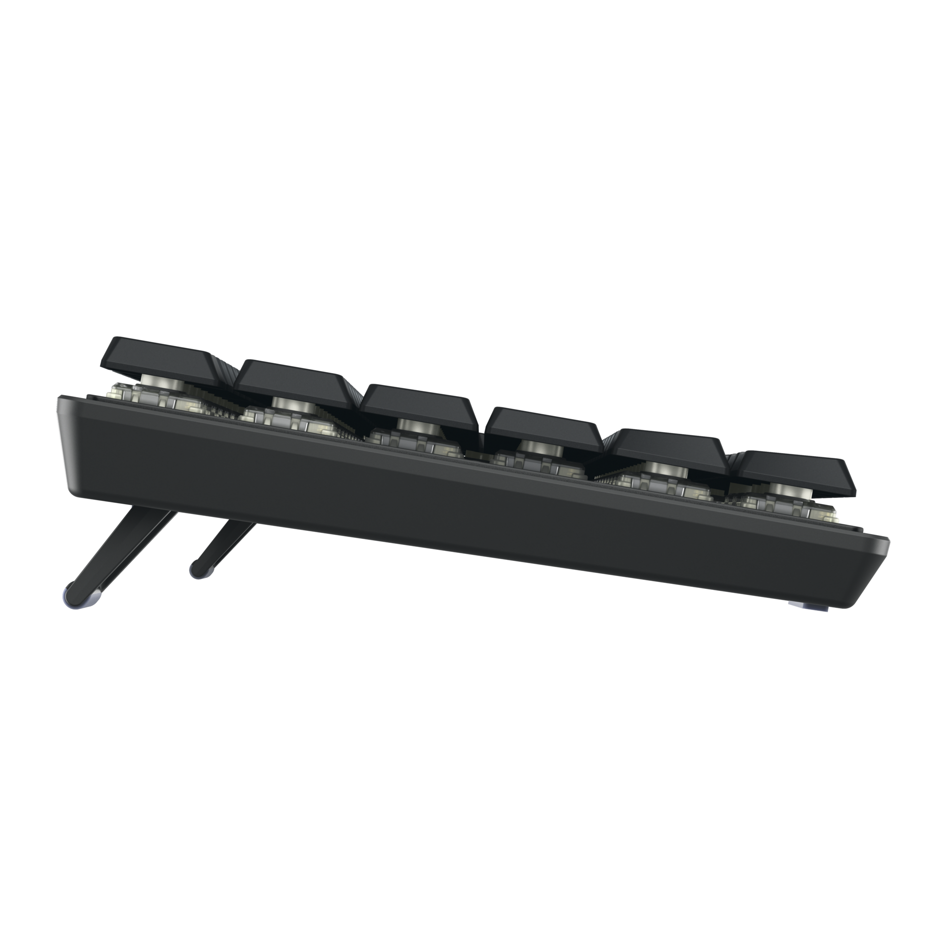 CHERRY KW550 MX LP Wireless Tastatur DE MX rot TKL 96% sw