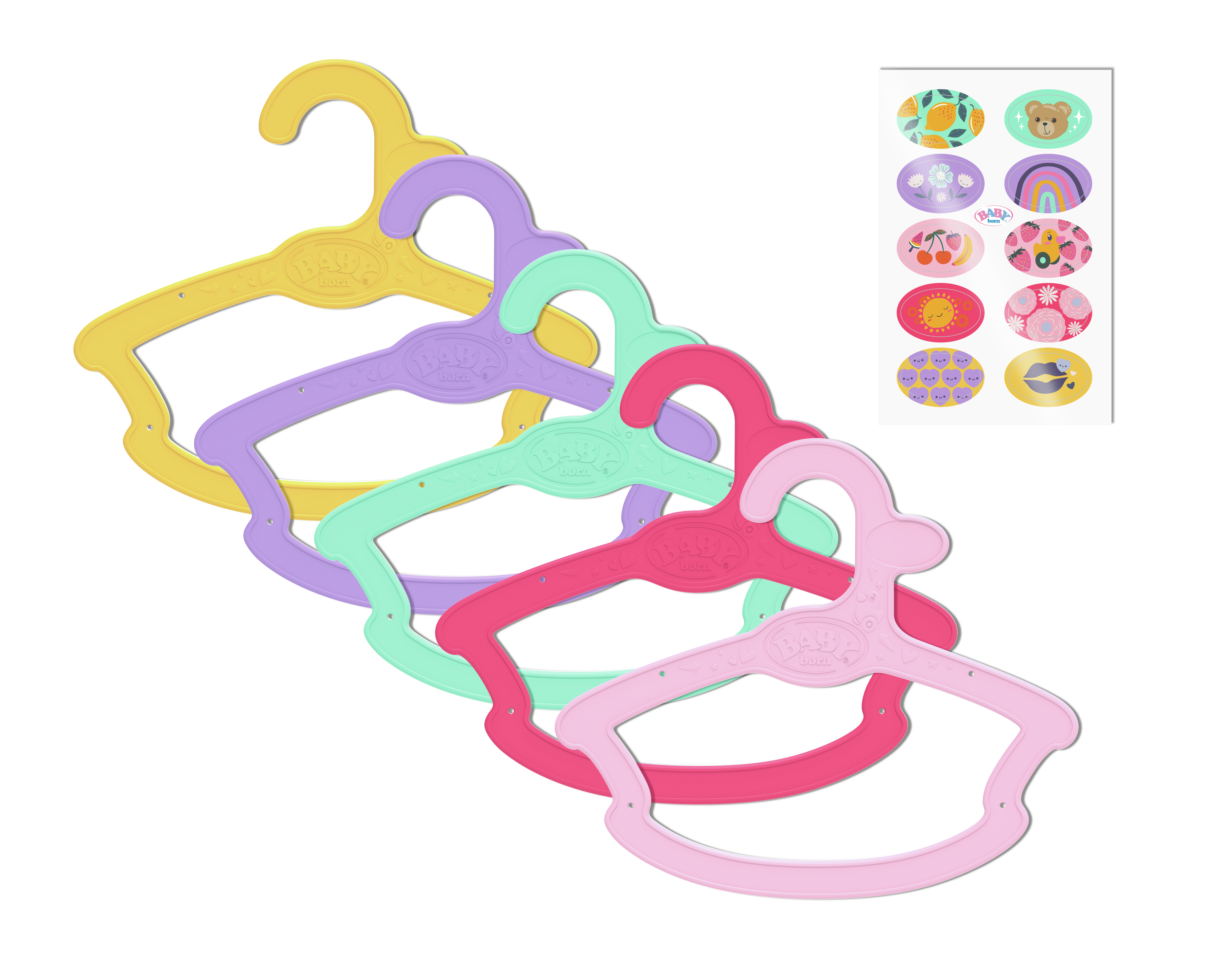 BABY born® Kleiderbügel 5er-Pack, Puppenzubehör