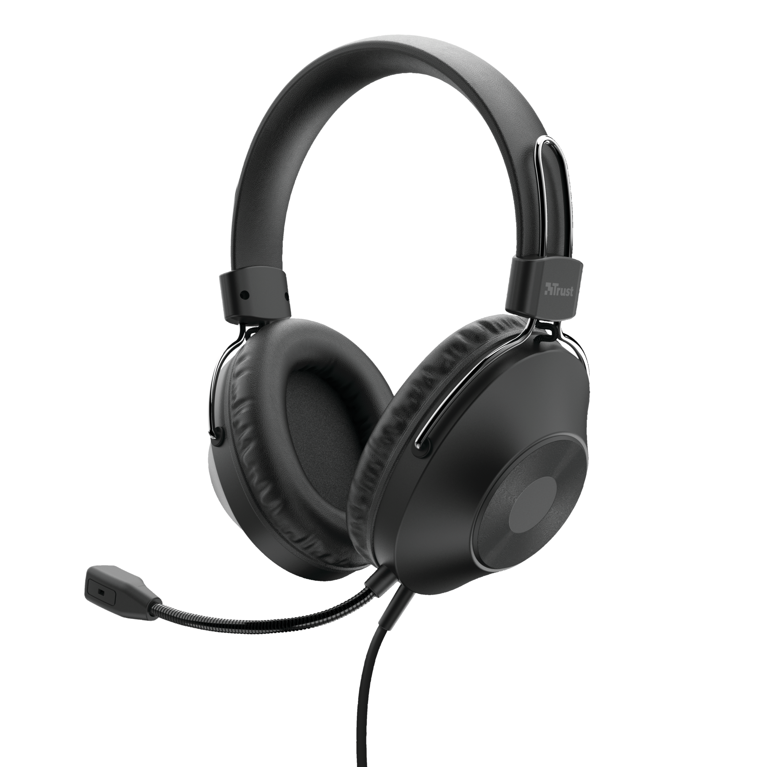 Trust Headset USB HS-250 Over-Ear schwarz