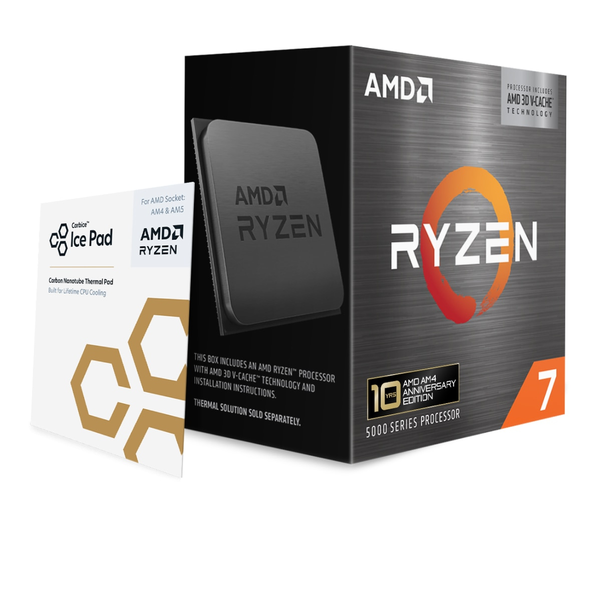 AMD Ryzen 7 5800X3D 4,5GHz AM4 100MB Cache