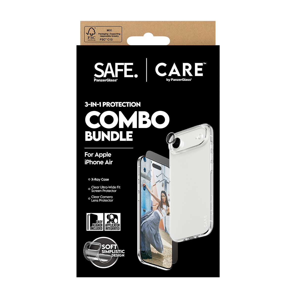 SAFE. CARE BY 3-IN-1 FASHIONABL COMBO BUNDLE IPHONE 17 AIR
