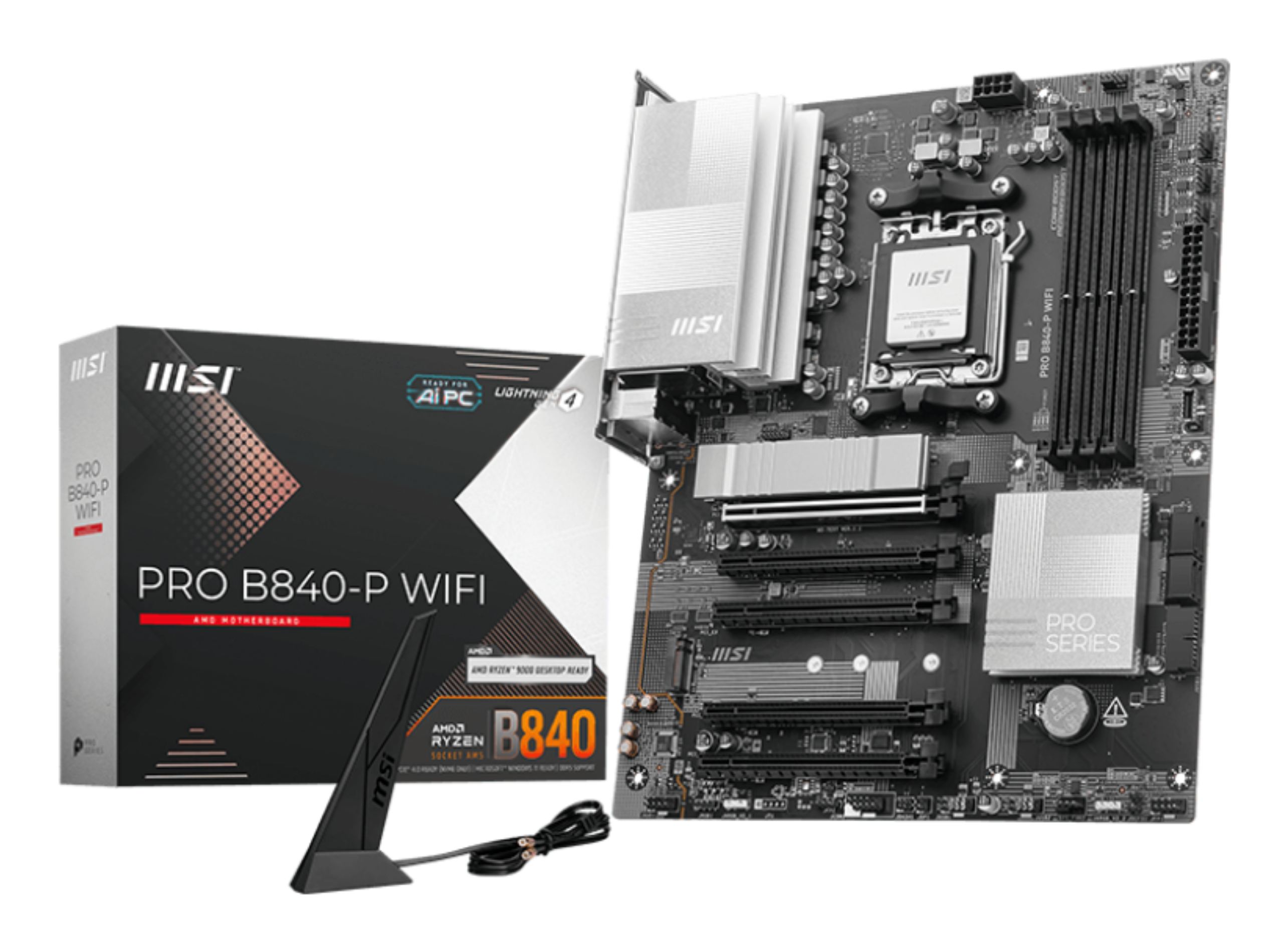 MSI Pro B840-P Wifi (B840,AM5,ATX,DDR5)