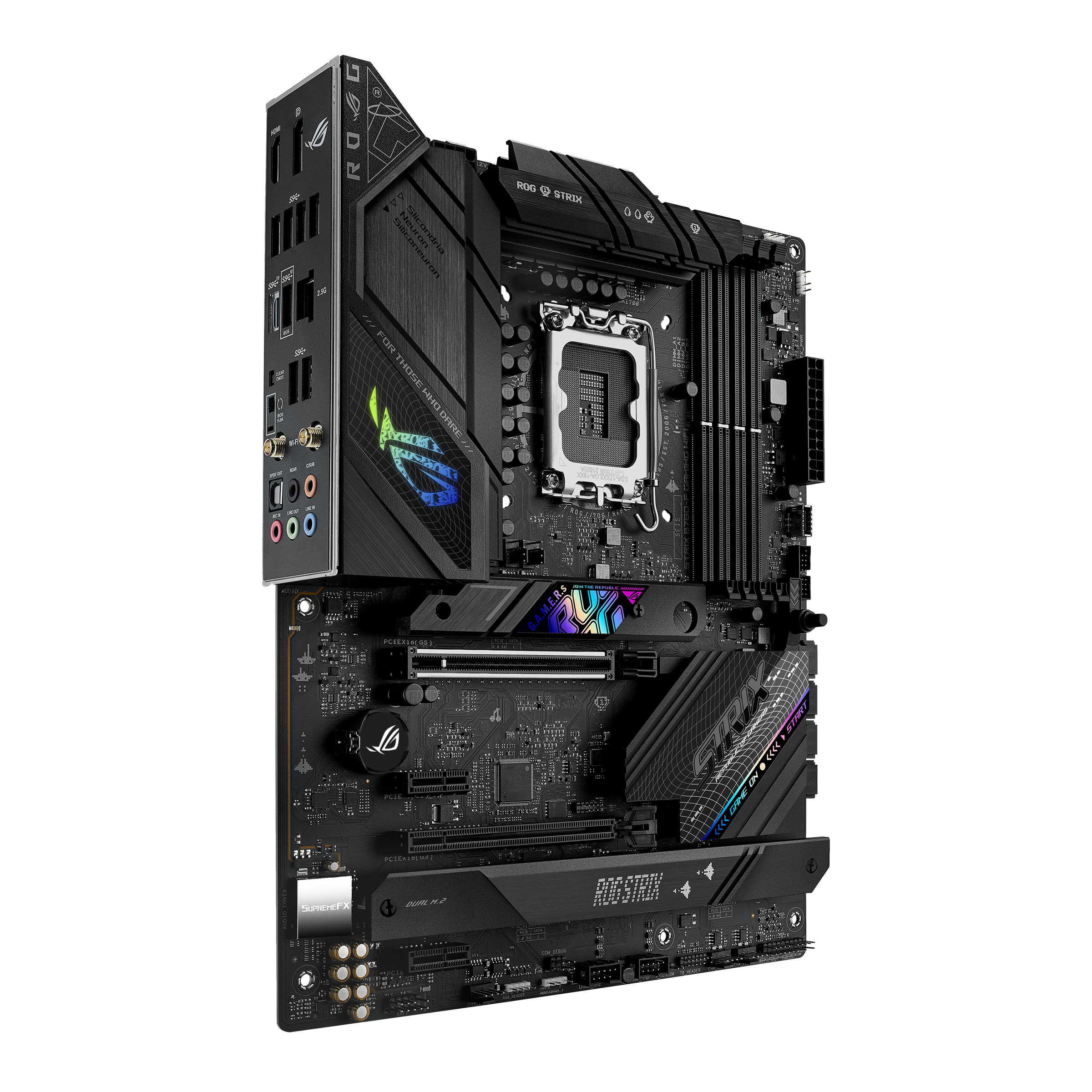 ASUS ROG STRIX B760-F GAMING WIFI LGA 1700 4xDDR5 ATX 4xSATA MB 1xHDMI 2.1 1xDP 1.4 3xM.2