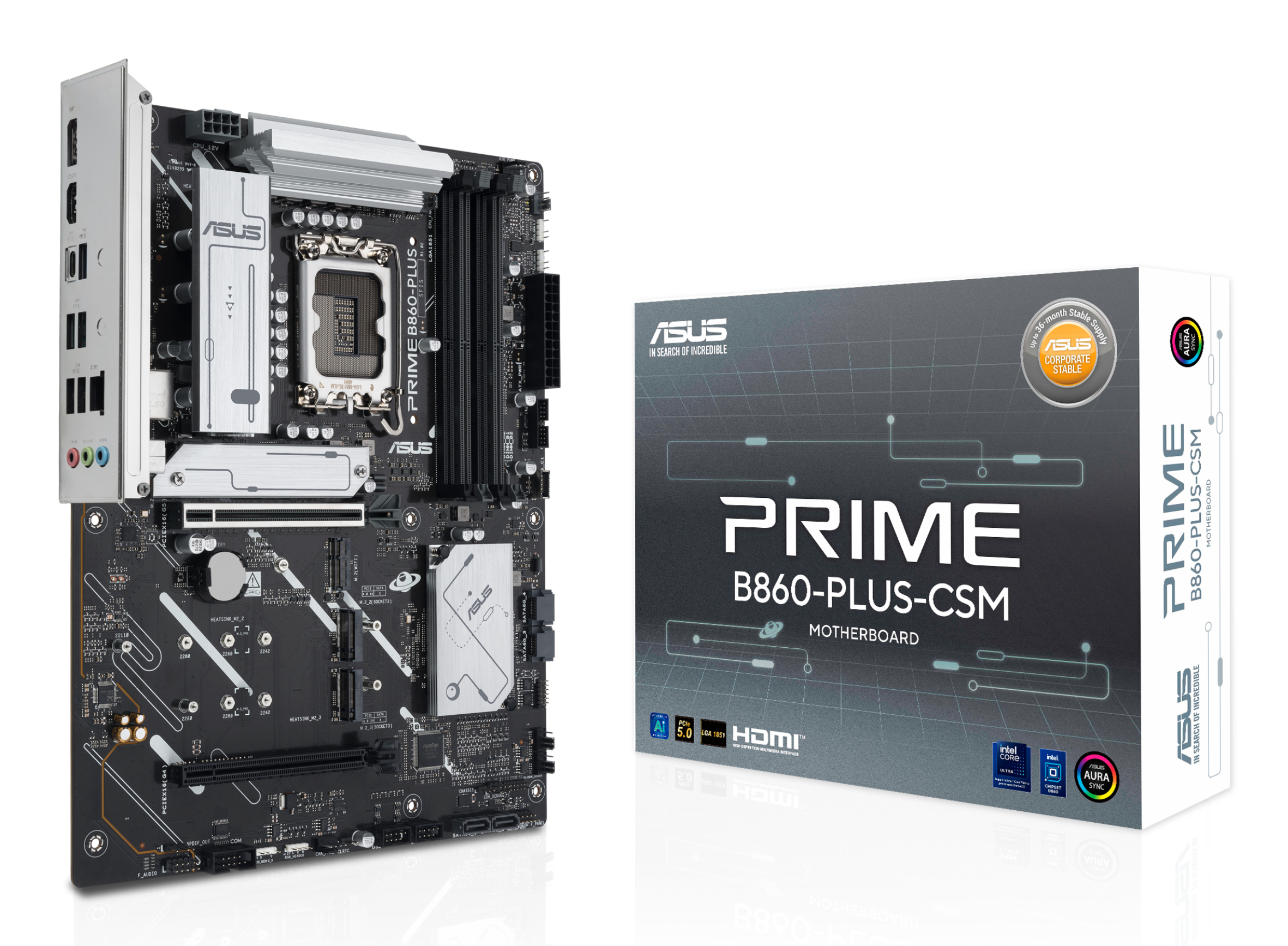 ASUS PRIME B860-PLUS-CSM (INTEL,1851,DDR5,ATX)