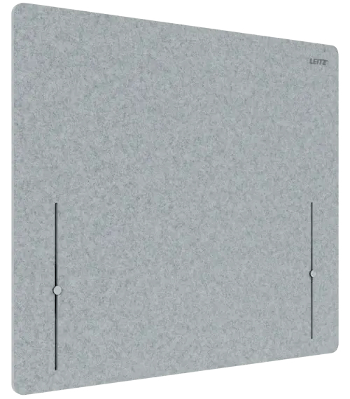 LEITZ Tischtrennwand 61230085, hellgrau 80,0 x 70,0 cm, 1 St.