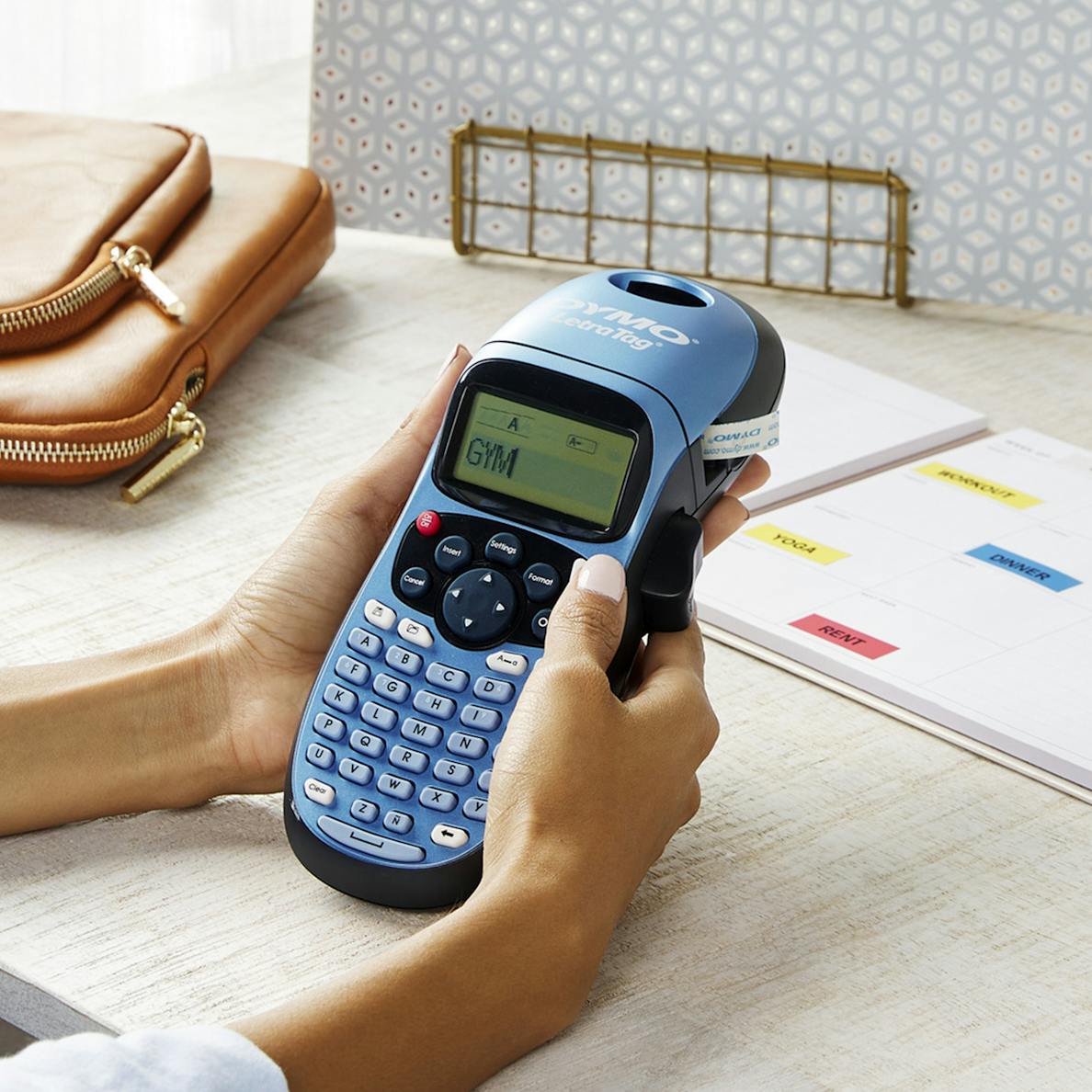 DYMO LetraTag LT-100H Beschriftungsgerät schwarz