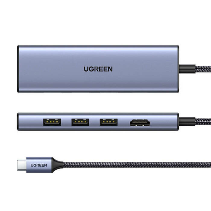 UGREEN CM511 6-in-1 USB-C Hub 1x HDMI 3x USB-A 1x TF/SD