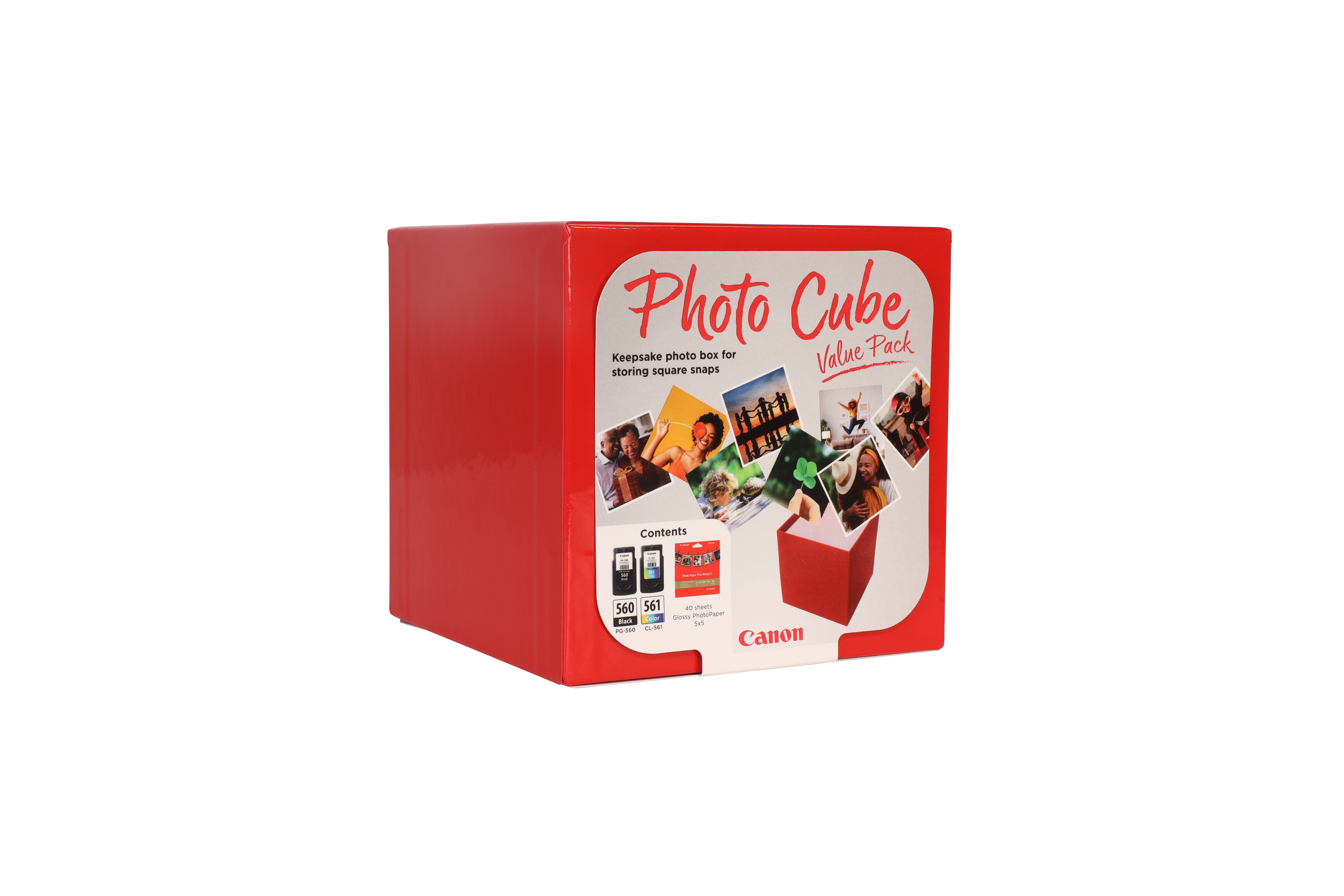 Canon PG-560 + CL-561 schwarz, color Druckköpfe + Fotopapier, 2er-Set