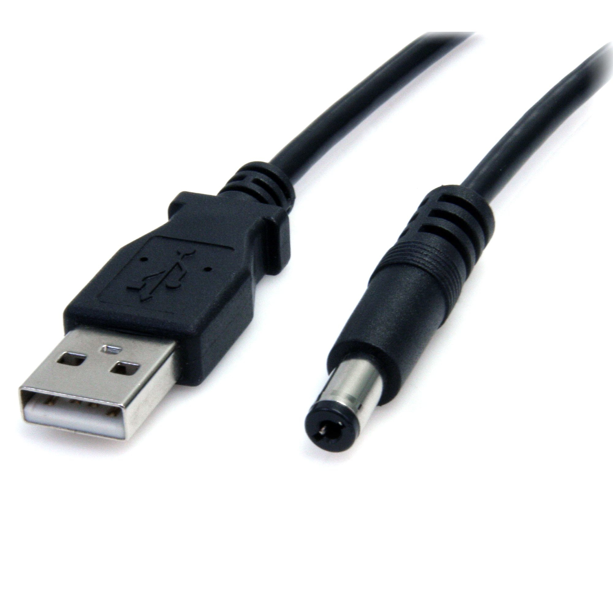 2M USB TO TYPE M BARREL CABLE .
